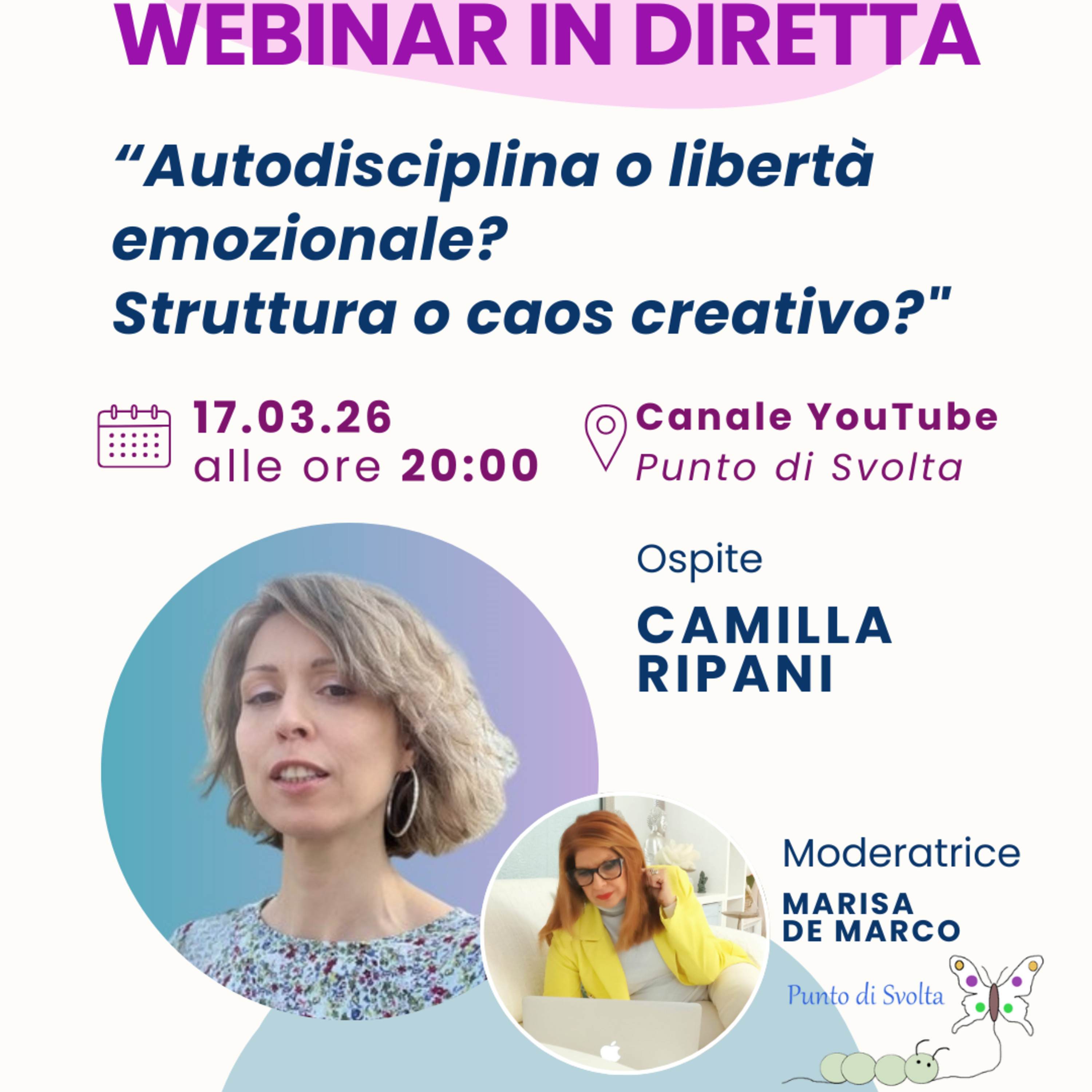 AUTODISCIPLINA O LIBERTÀ EMOZIONALE? STRUTTURA O CAOS CREATIVO - CAMILLA RIPANI episode artwork