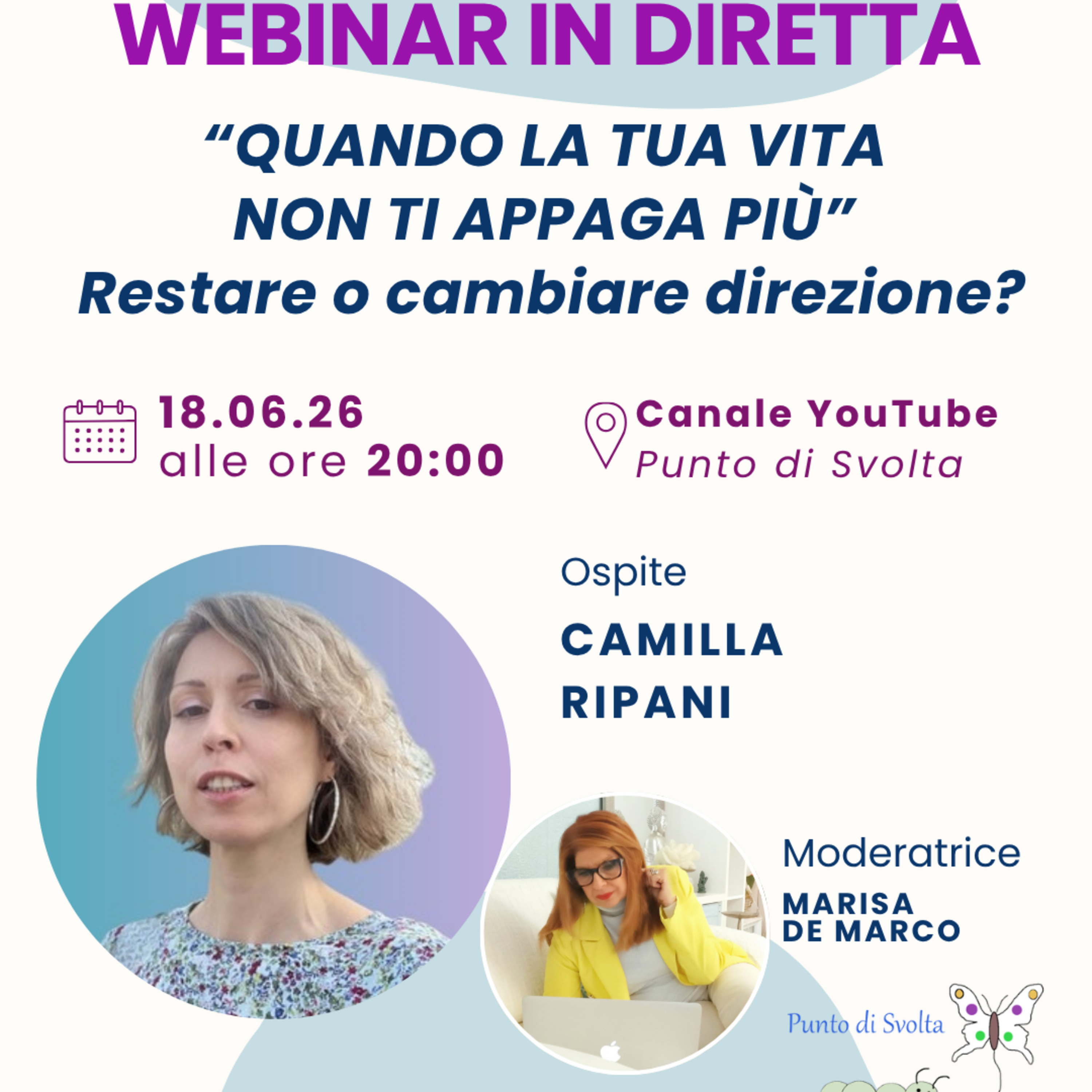 “QUANDO LA TUA VITA NON TI APPAGA PIÙ” - Restare o cambiare direzione? - CAMILLA RIPANI episode artwork