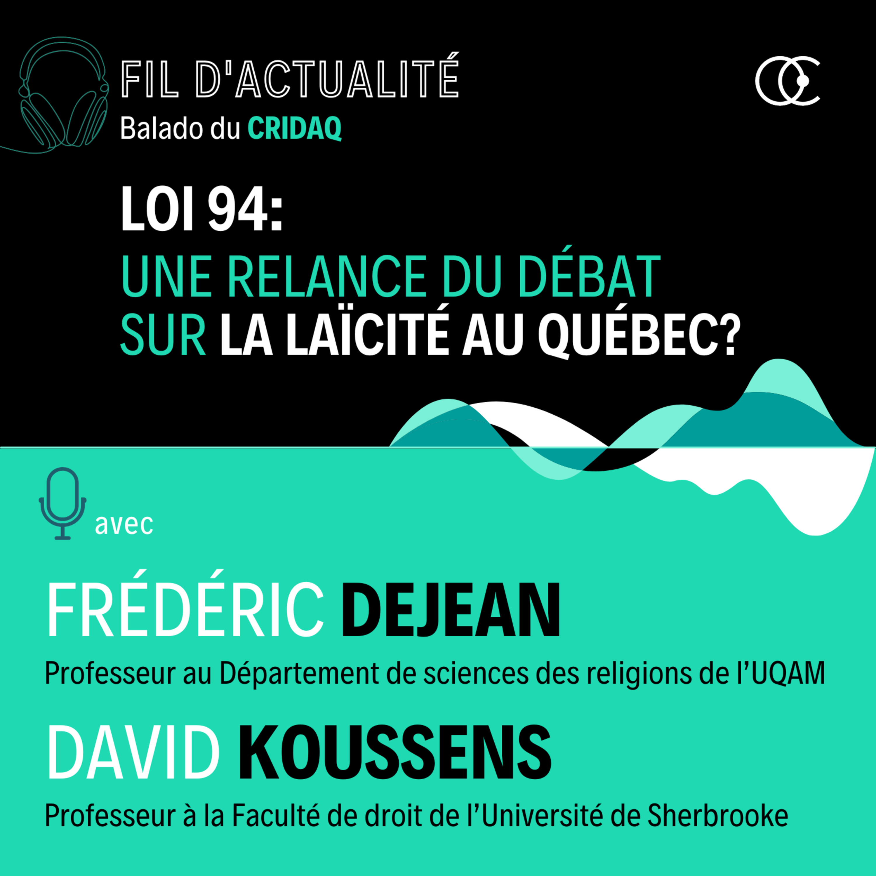 Fil d\'actualité du Balado du CRIDAQ