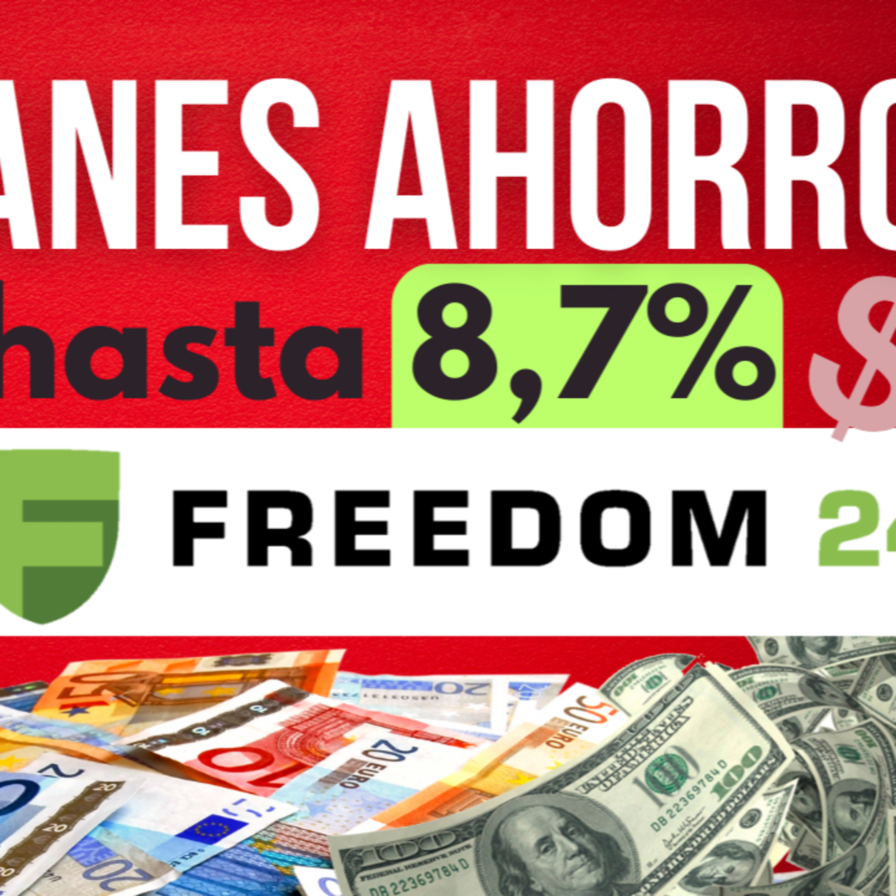 FREEDOM24: Pruebo sus planes de ahorro, 8,7% , intereses diarios ¿ES de FIAR? episode artwork