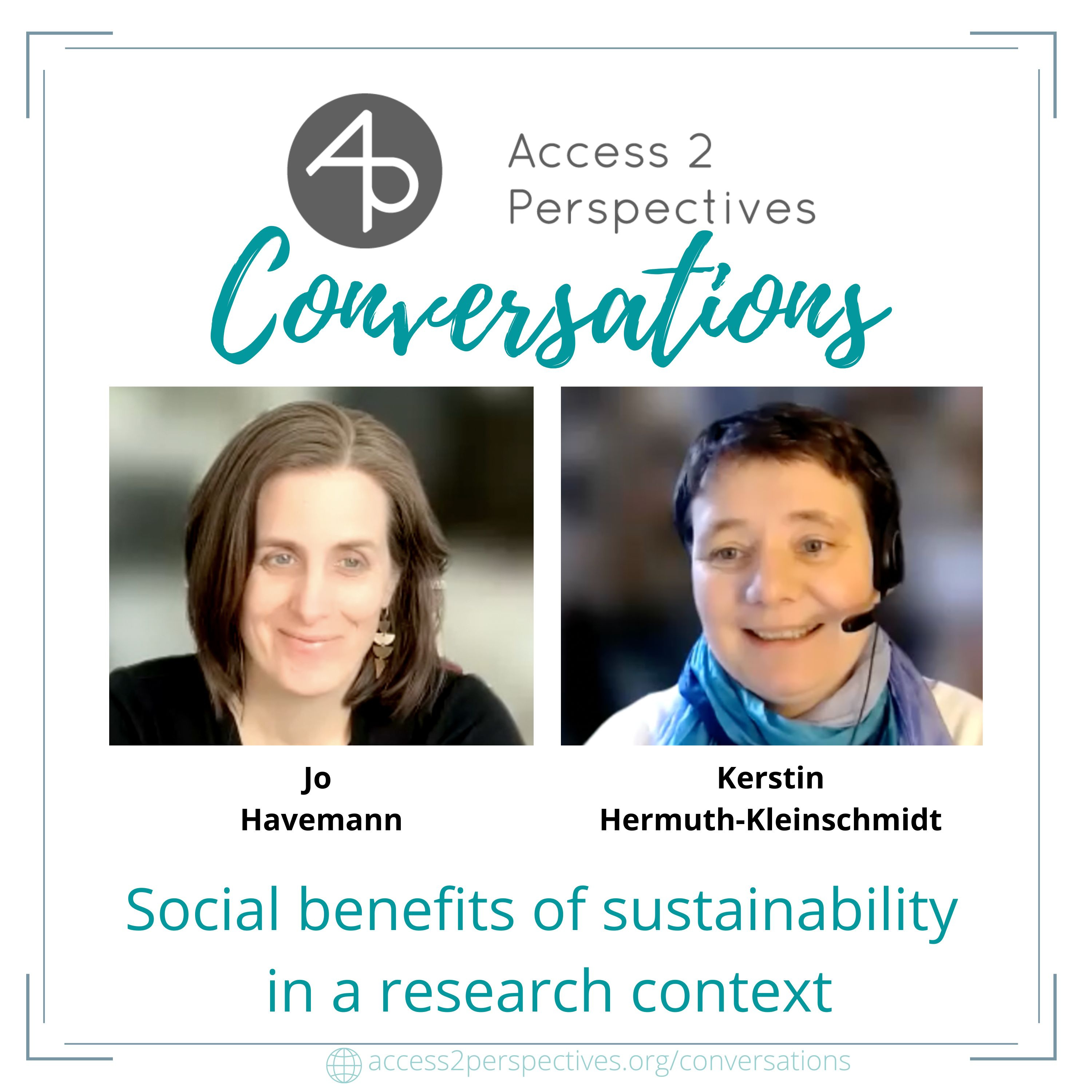 Access 2 Perspectives – Conversations. All about Open Science Communication