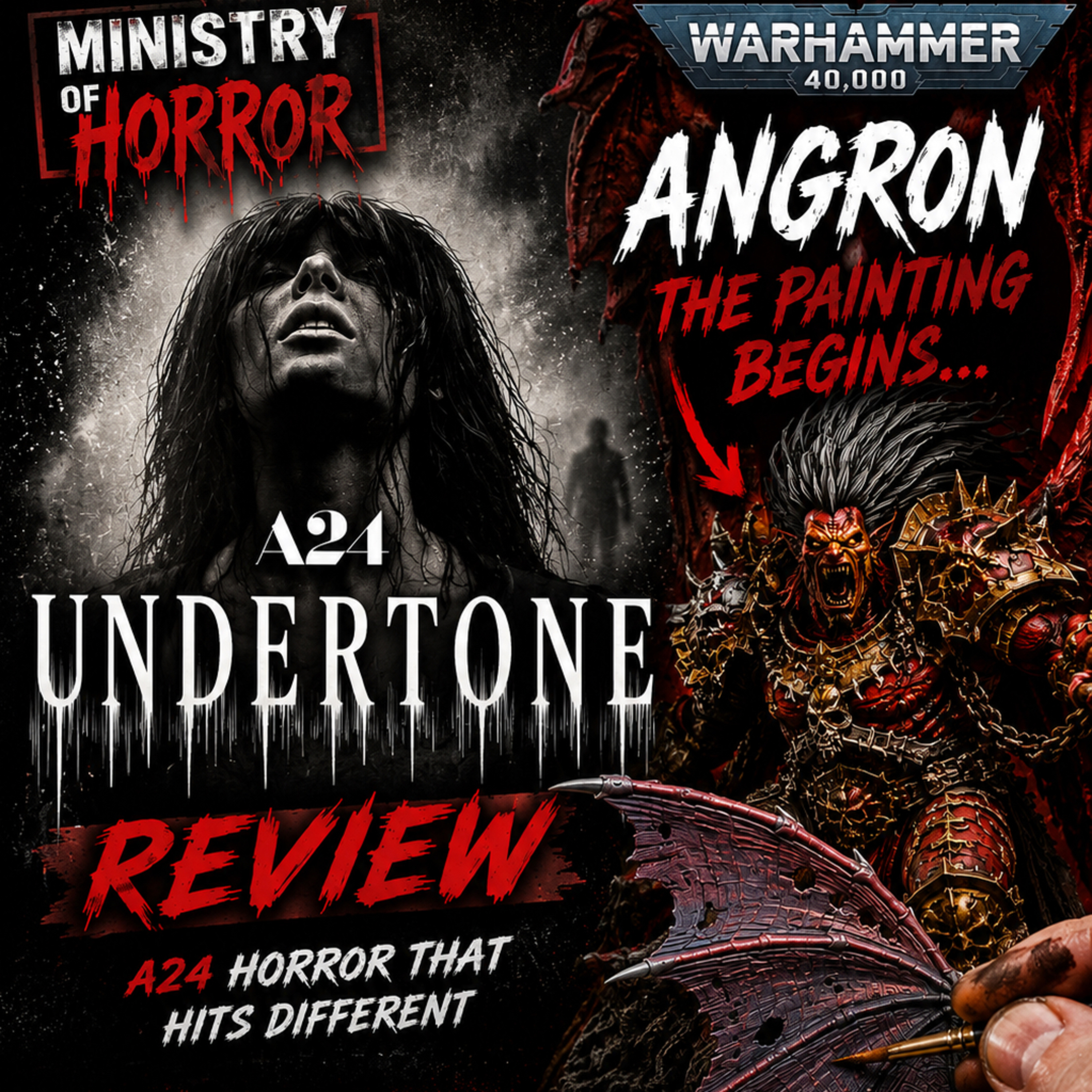 UNDERTONE Review | A24 Horror, Angron Begins & Horror News episode artwork