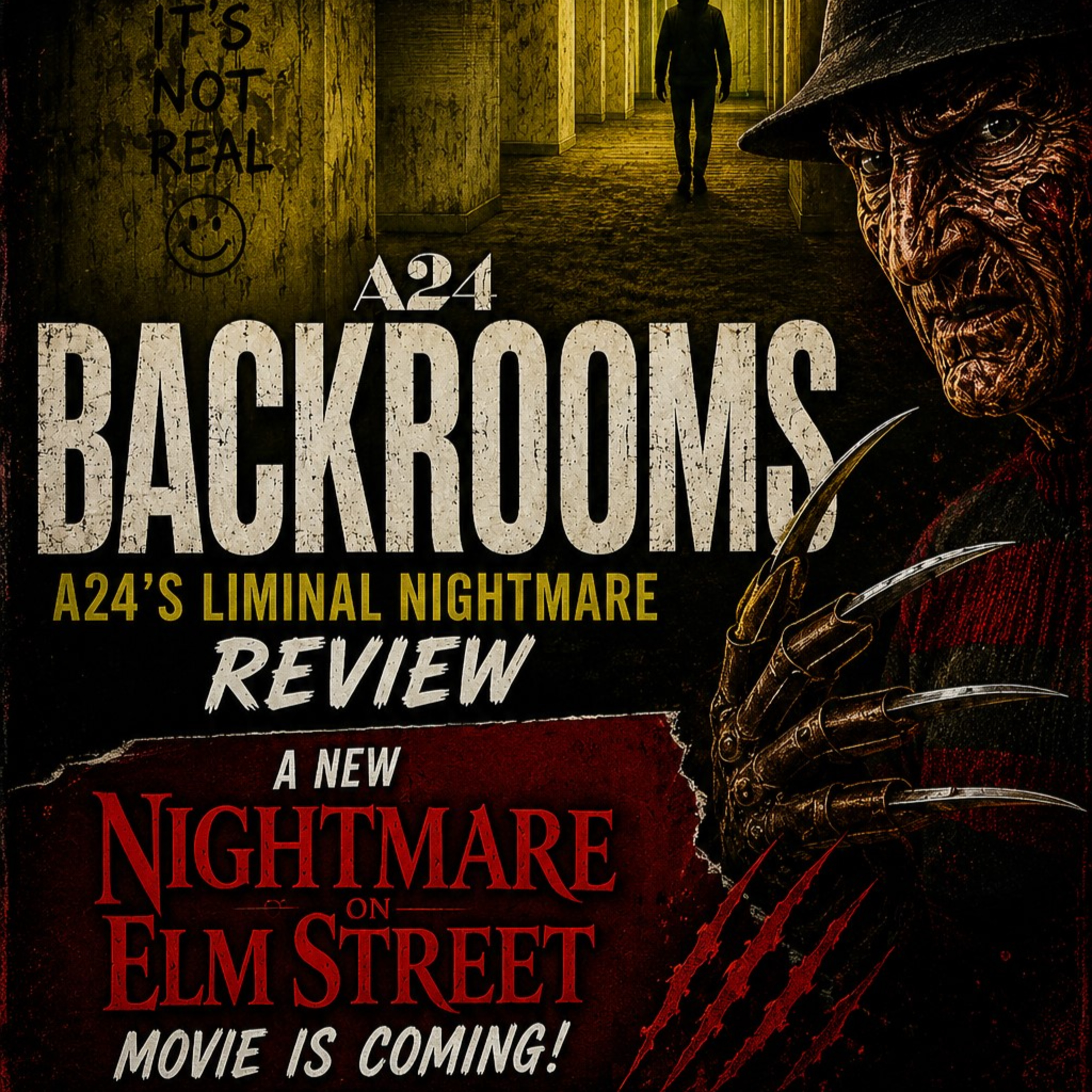 BACKROOMS Review | A24 Horror & Nightmare on Elm Street News episode artwork