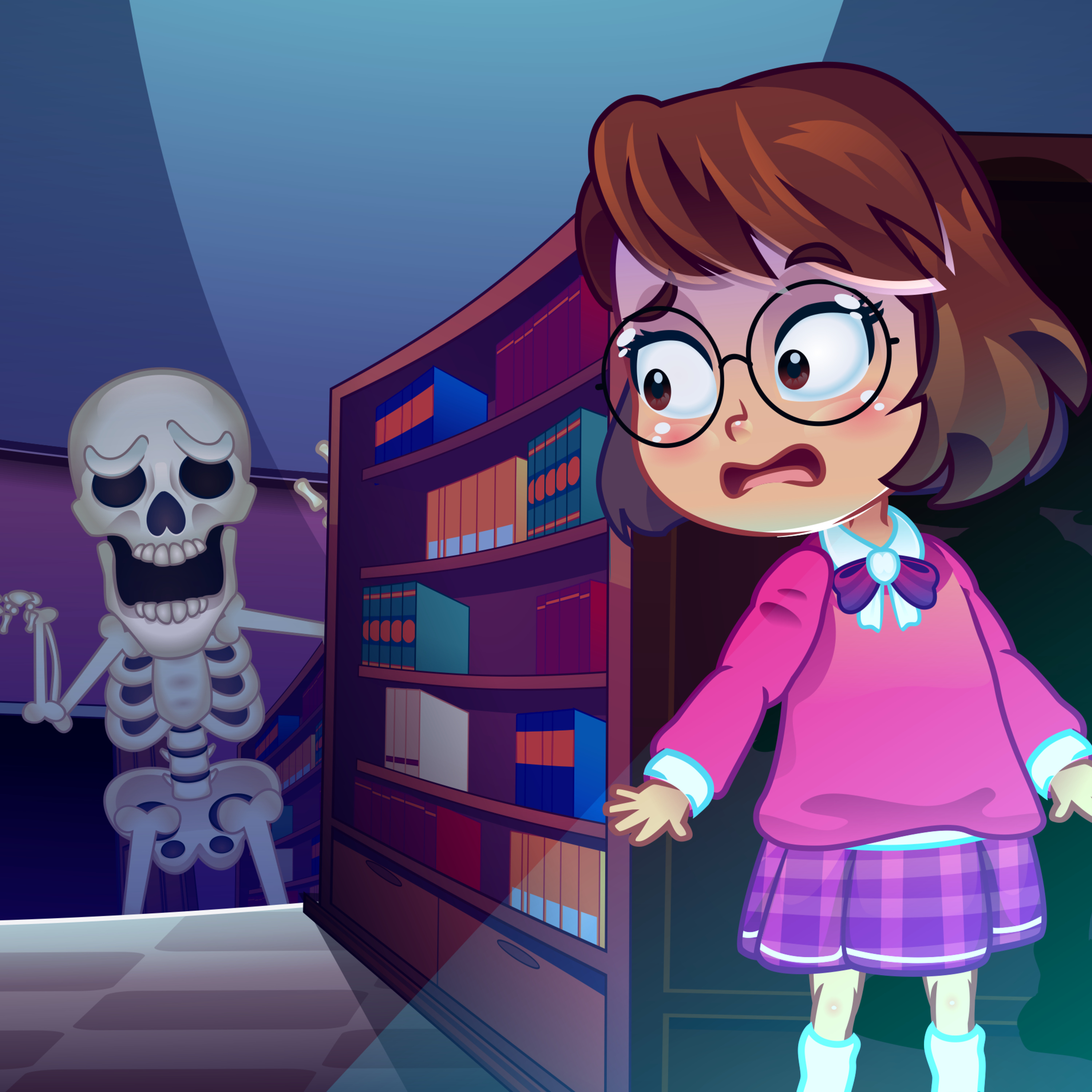 Kisah Horor - Ketemu Hantu Perpustakaan | Dongeng Anak Bahasa Indonesia episode artwork