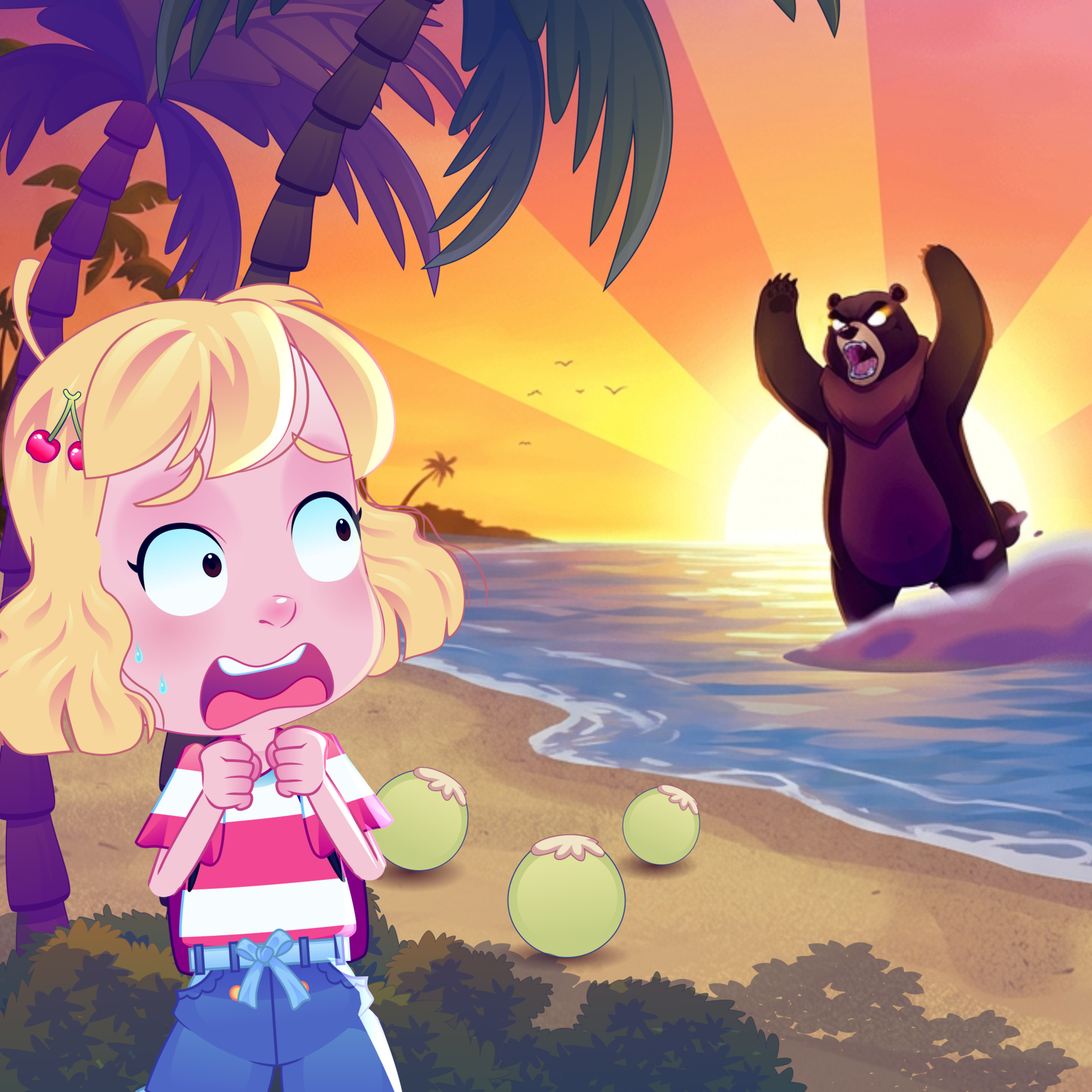 NGERI! Menangkap Beruang di Pantai Senja! | Dongeng Anak Bahasa Indonesia