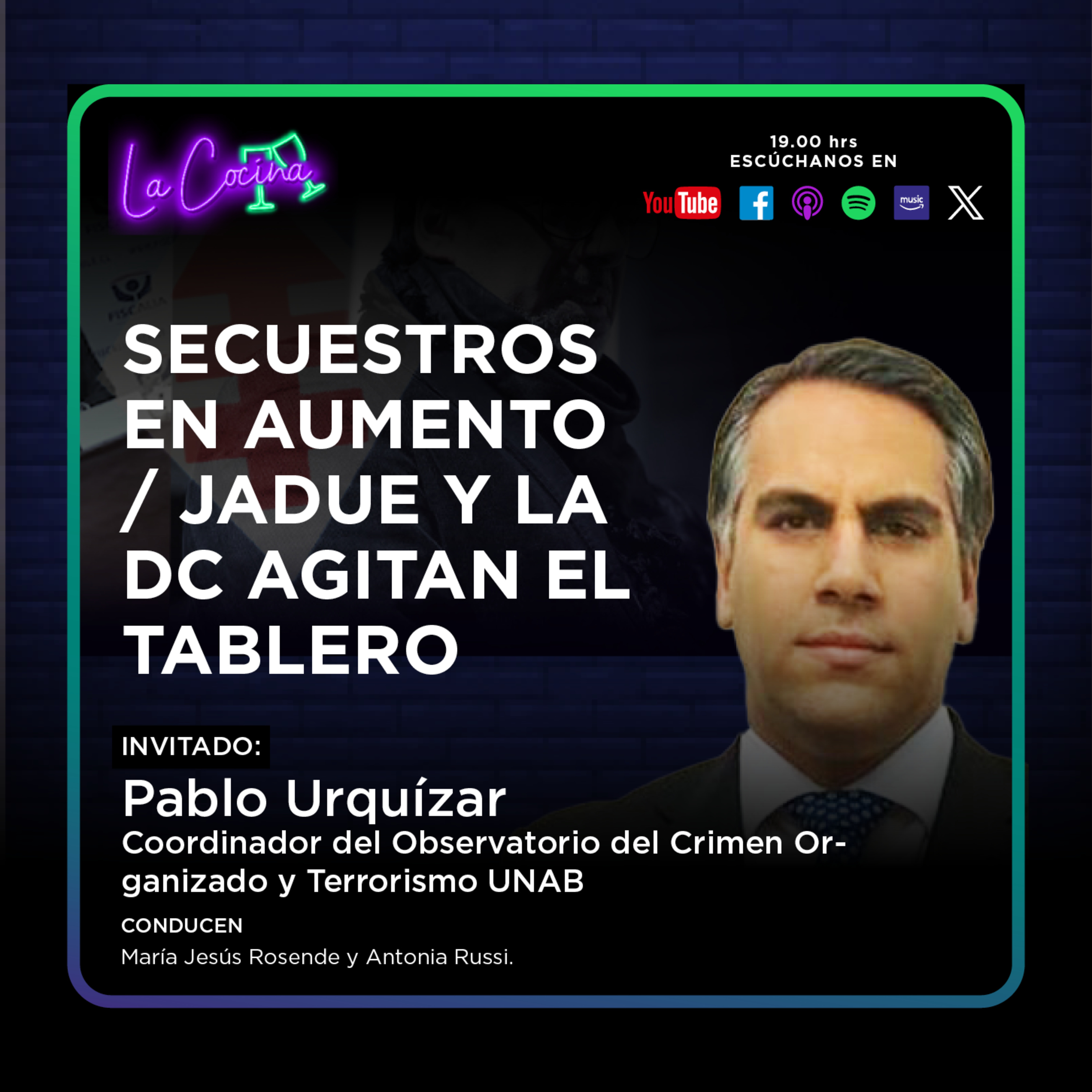 La Cocina | Secuestros en aumento / Jadue y la DC agitan el tablero