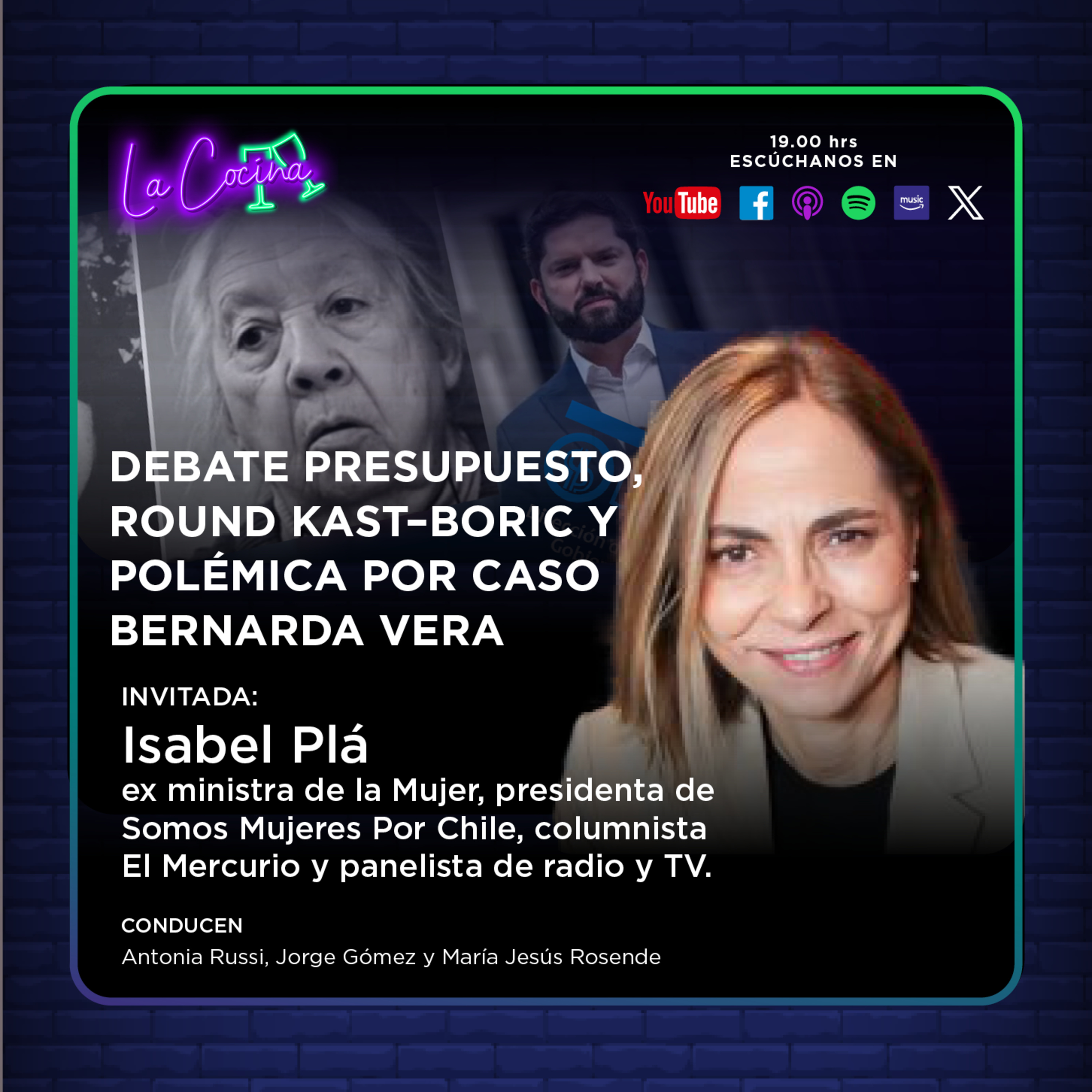 La Cocina | Debate presupuesto, round Kast–Boric y polémica por caso Bernarda Vera