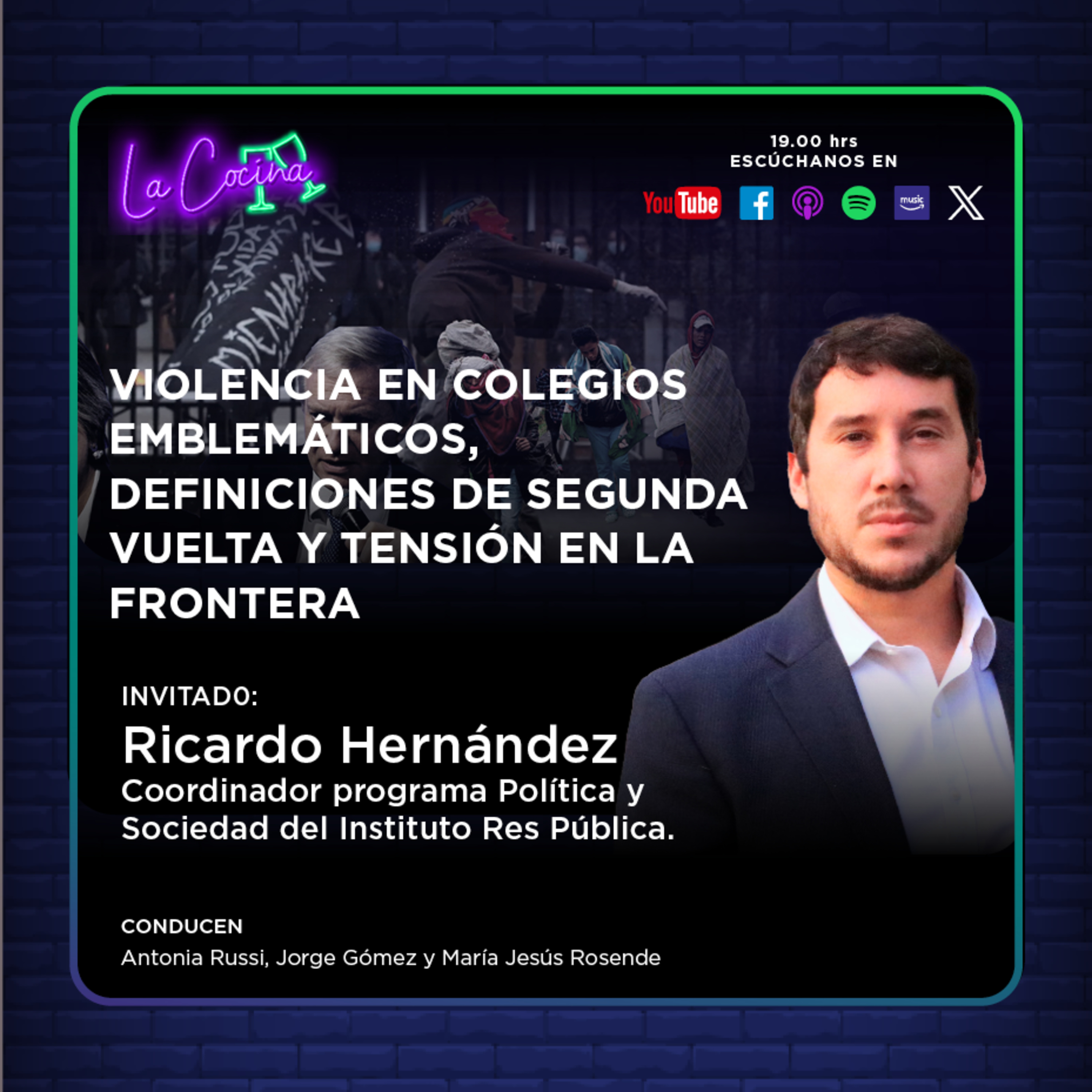 La Cocina | Violencia en colegios emblemáticos, segunda vuelta y tensión en la frontera