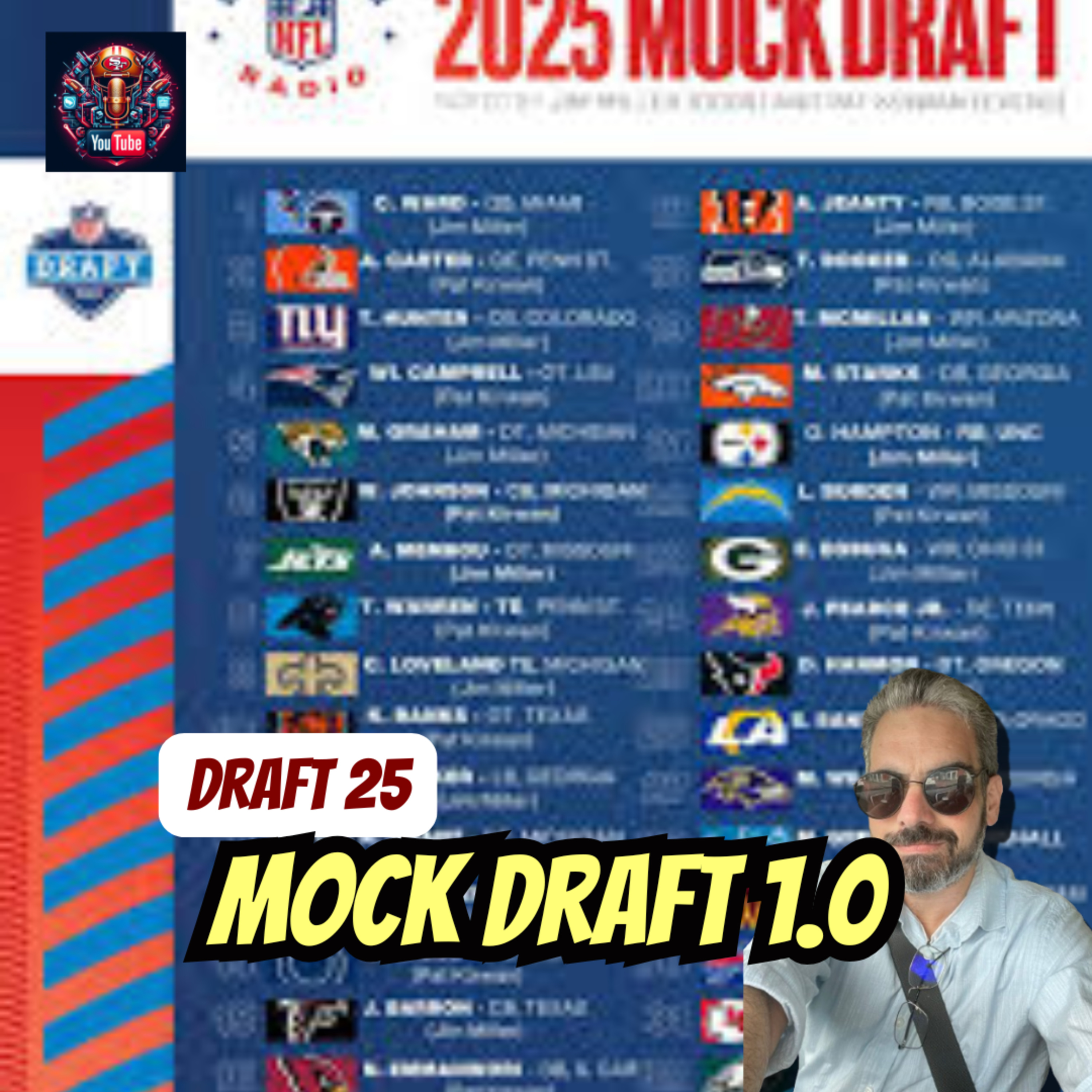 49ers Mock Draft 1.0 episode artwork
