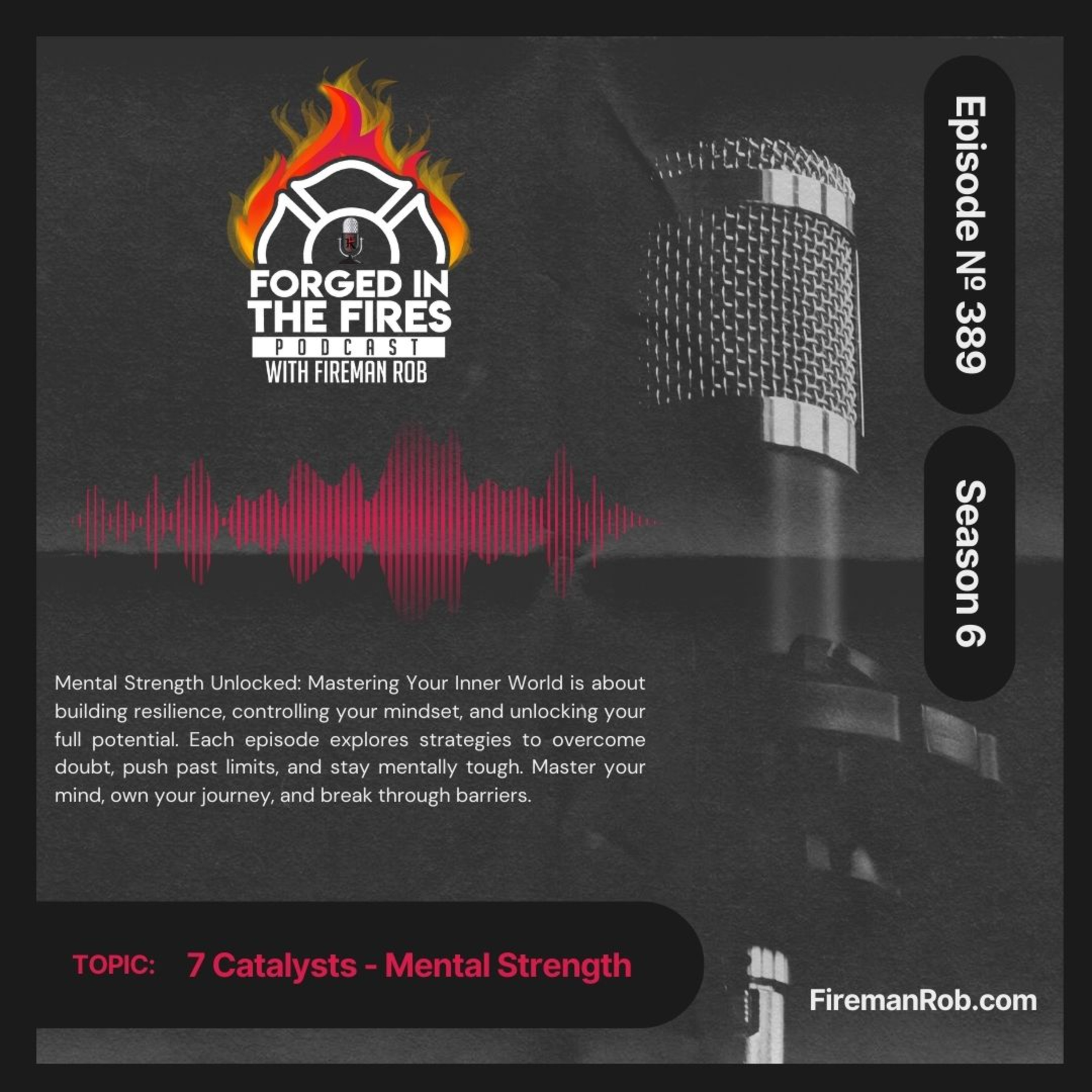 Episode 389 - From the Forged In The Fires Desk of Fireman Rob "MENTAL STRENGTH"