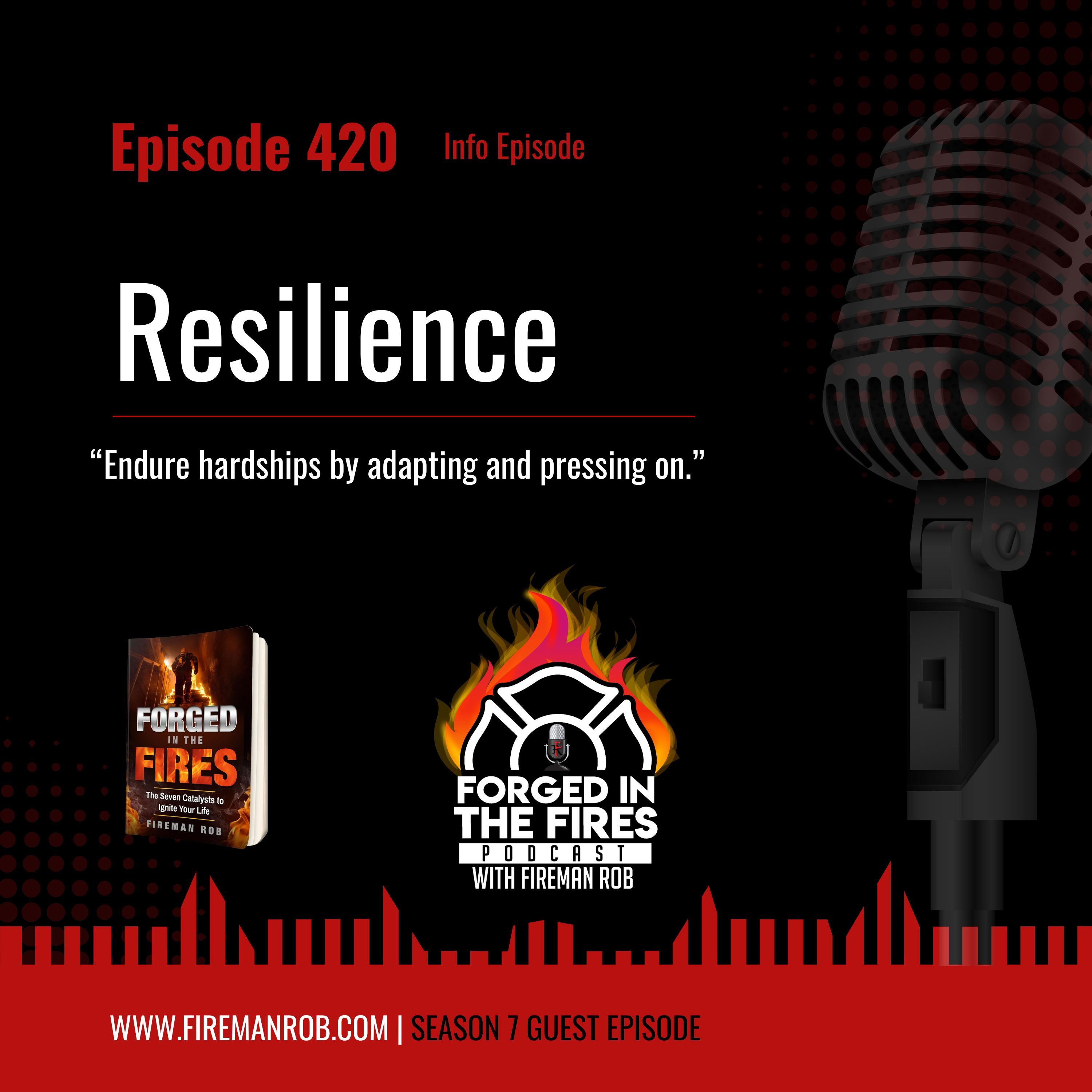 Episode 420 - Resilience – “Endure hardships by adapting and pressing on.” episode artwork