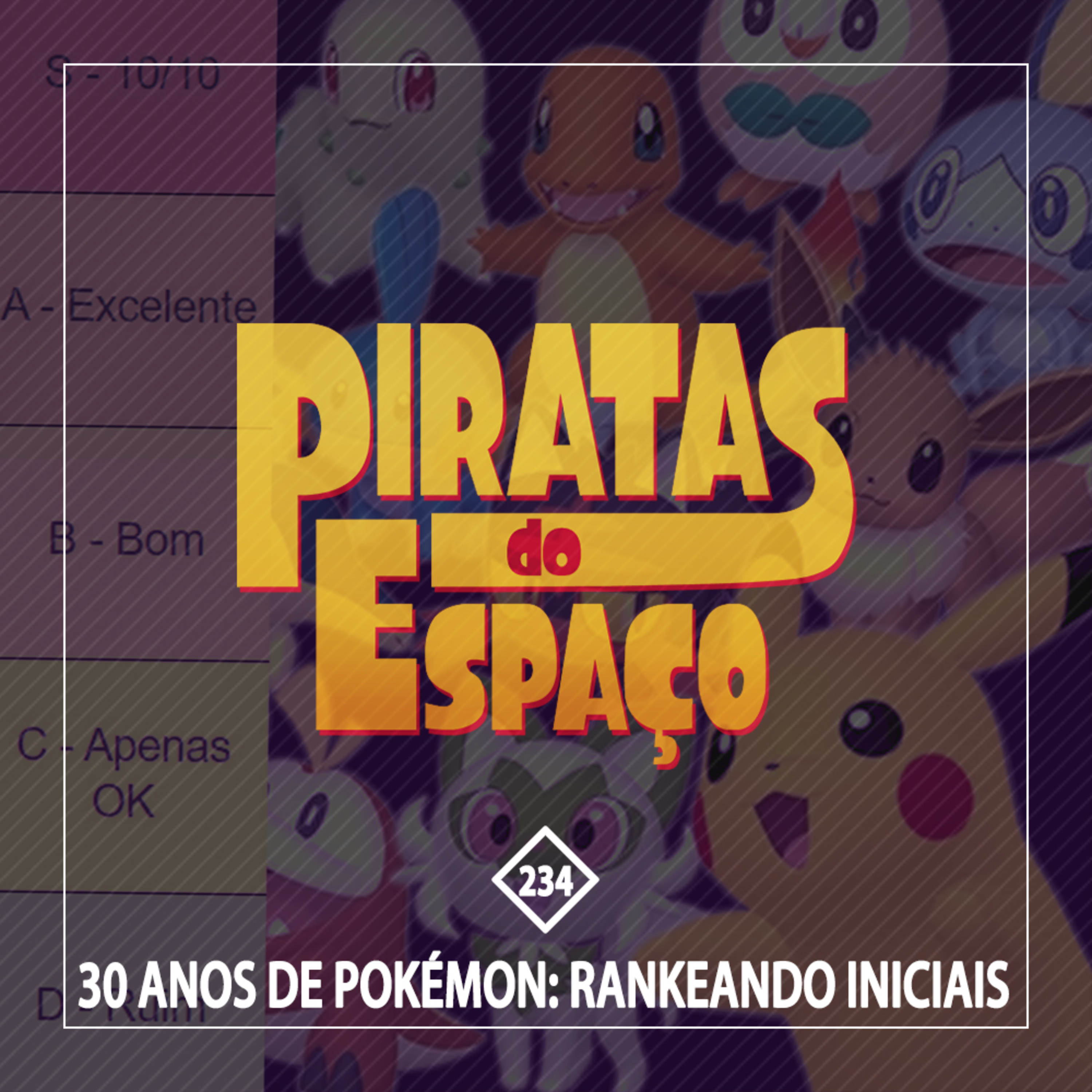 #234 - 30 Anos de Pokémon: Rankeando Iniciais