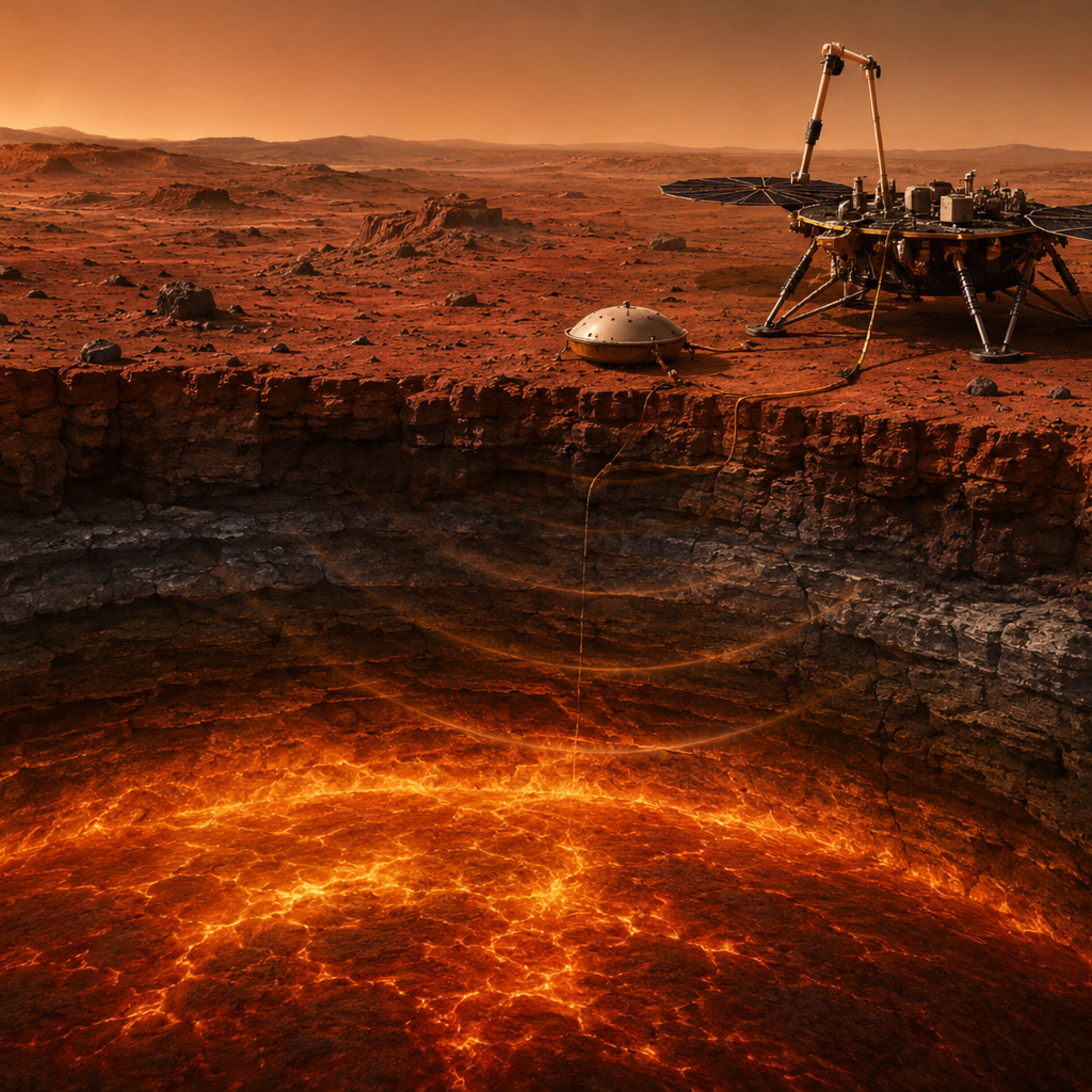 火星の地下に「巨大マグマ網」が眠っていた──プレートなき惑星の地質的驚異 episode artwork