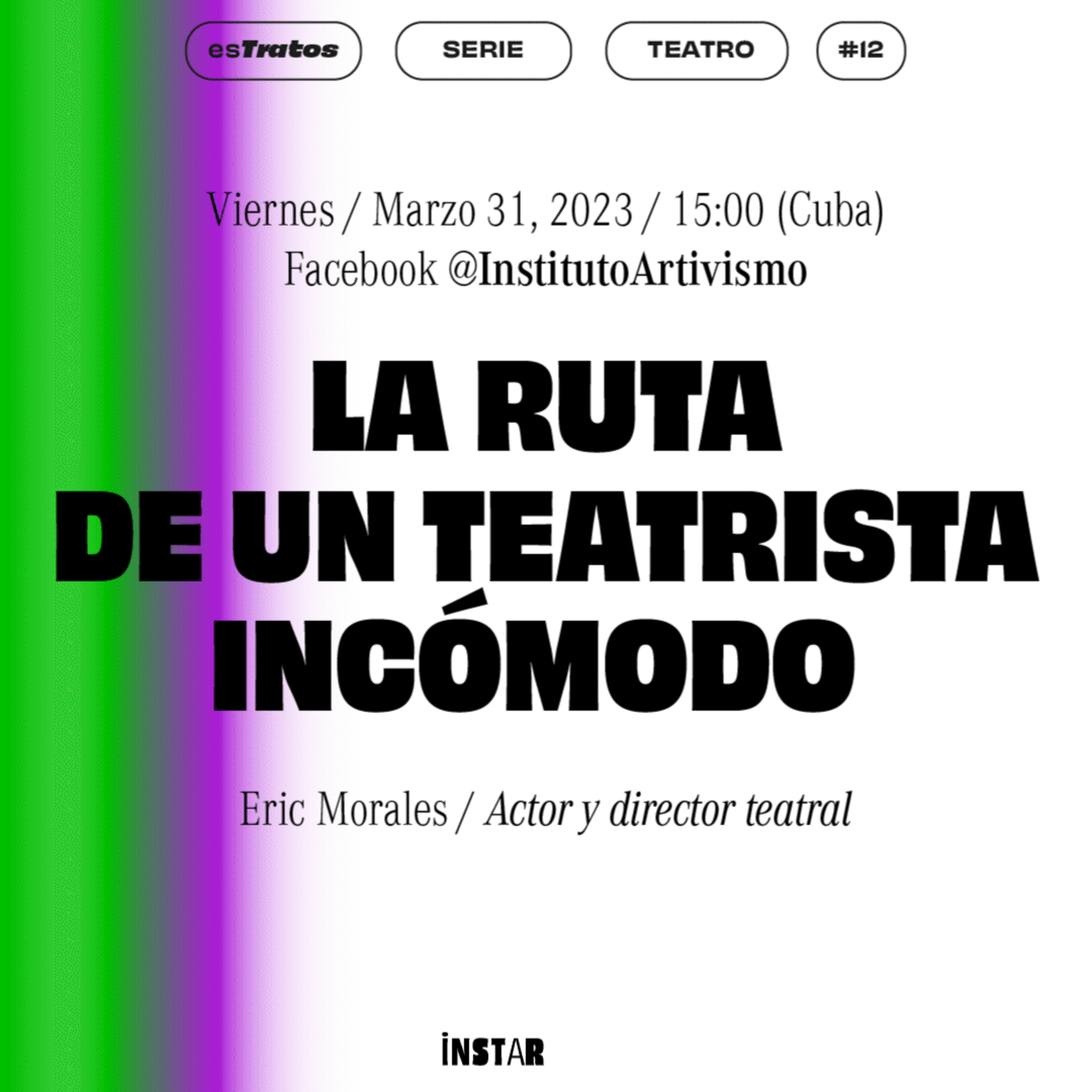 #esTratos: Serie"Teatro": La ruta de un teatrista incómodo con Erick Morales episode artwork