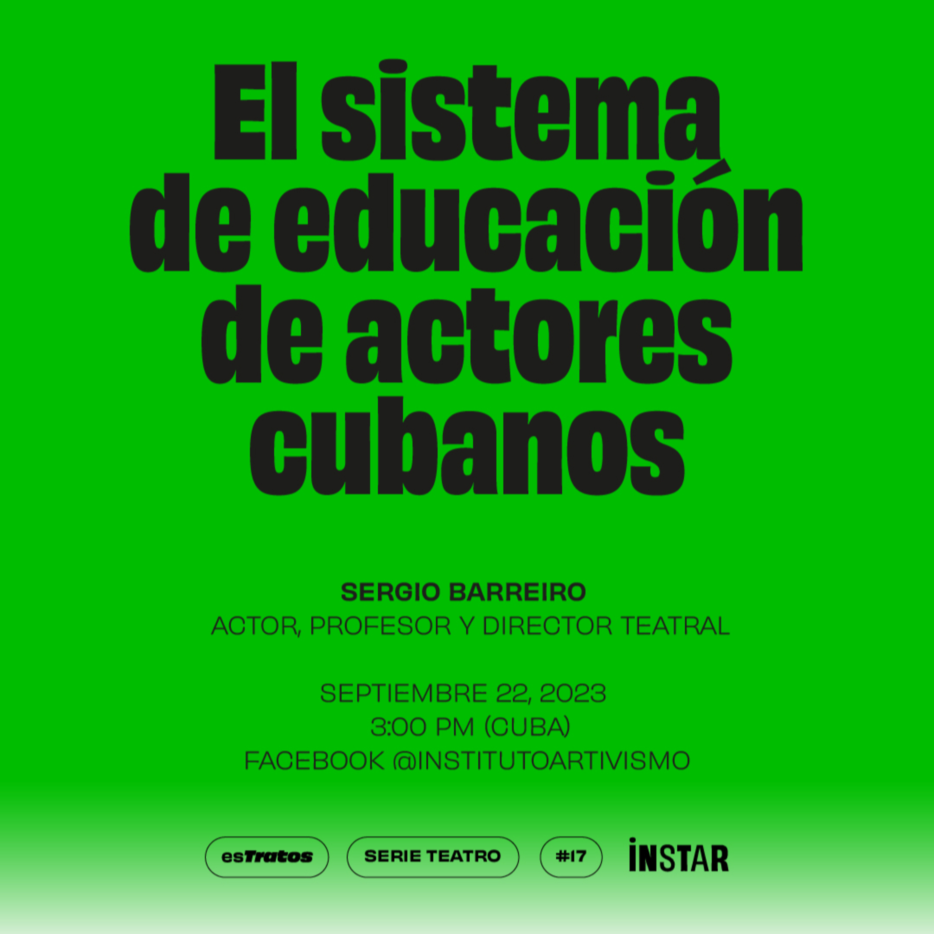 esTratos serie "Teatro": El sistema de educación de actores cubanos episode artwork
