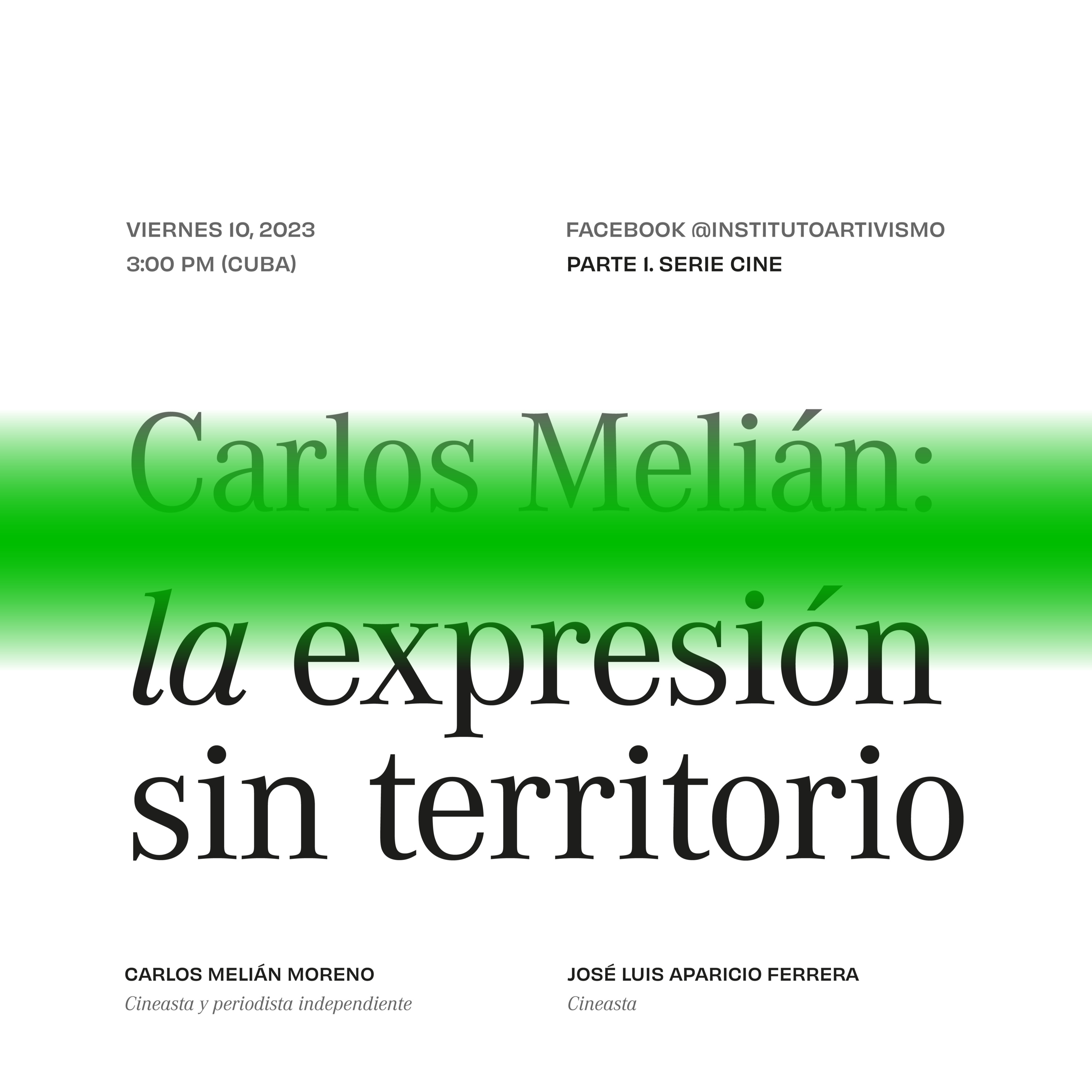 esTratos serie Cine, Carlos Melián: la expresión sin territorio episode artwork