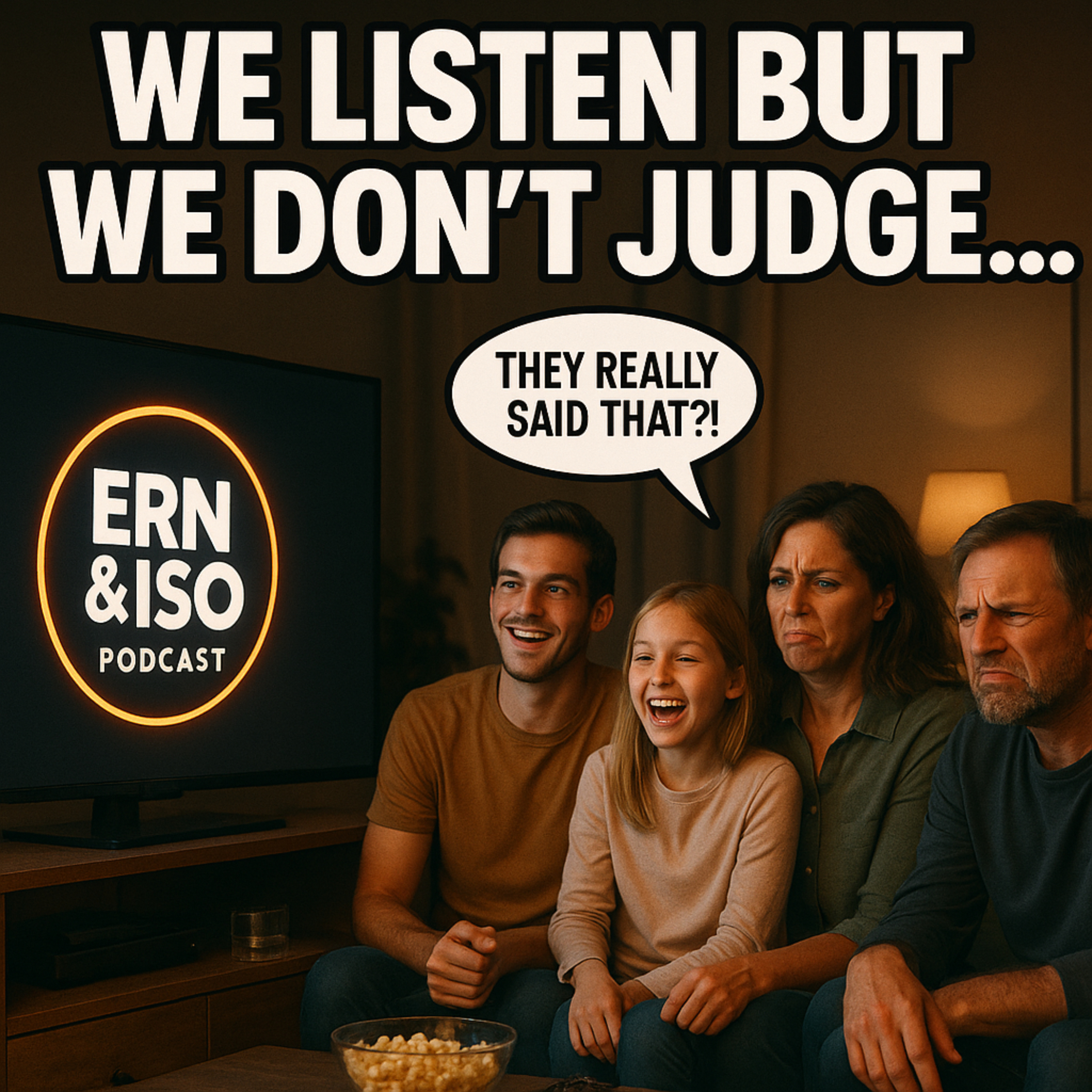 We listen but we don't judge.. episode artwork