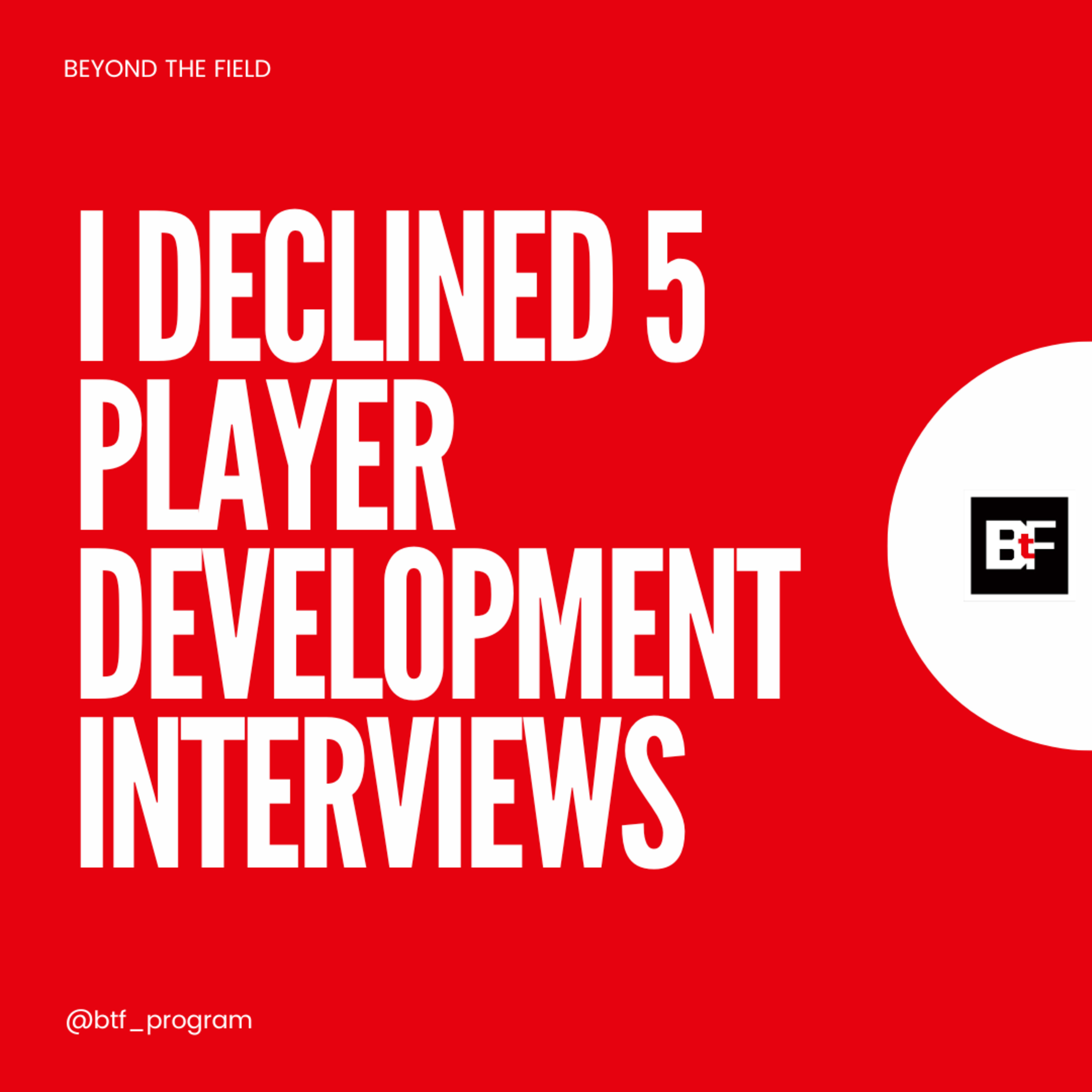 The Player Development Pod