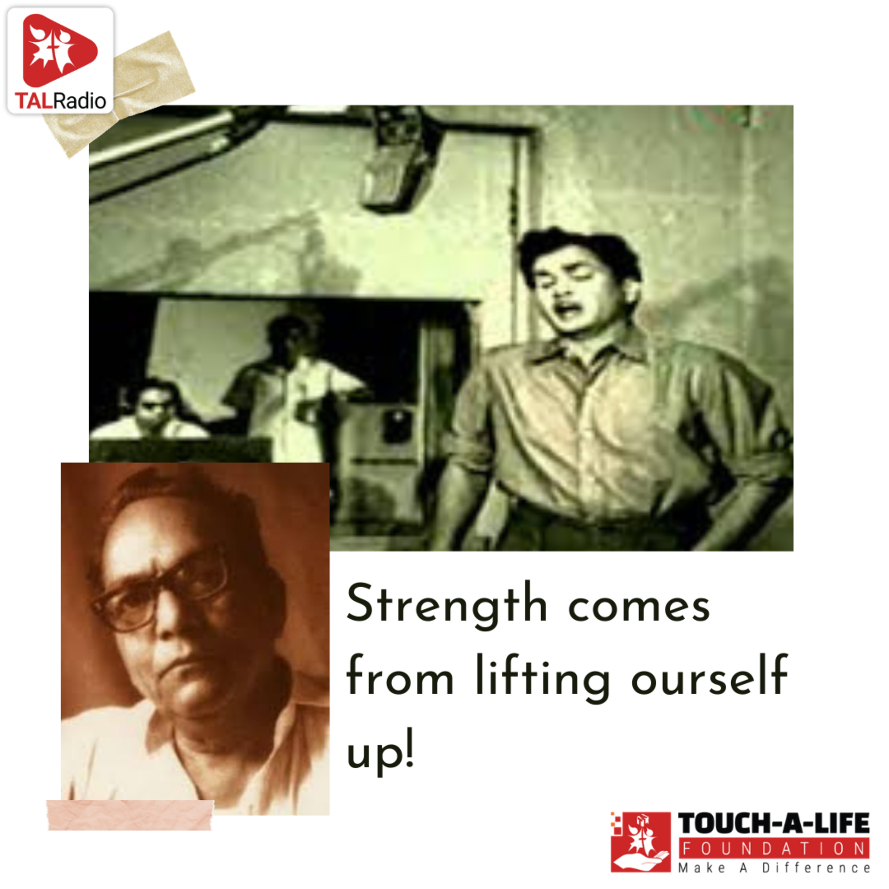 Strength comes from lifting our self up!