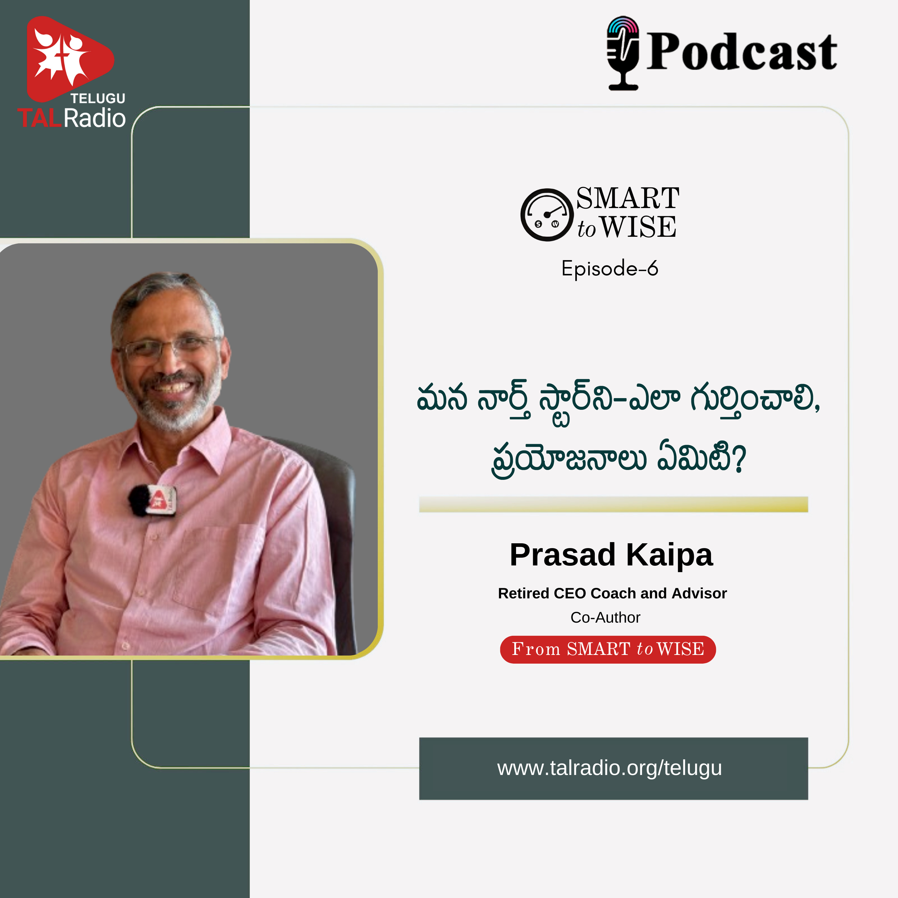 మన నార్త్ స్టార్ ని - ఎలా గుర్తించాలి, ప్రయోజనాలు ఏమిటి? | Smart To Wise - 6  episode artwork