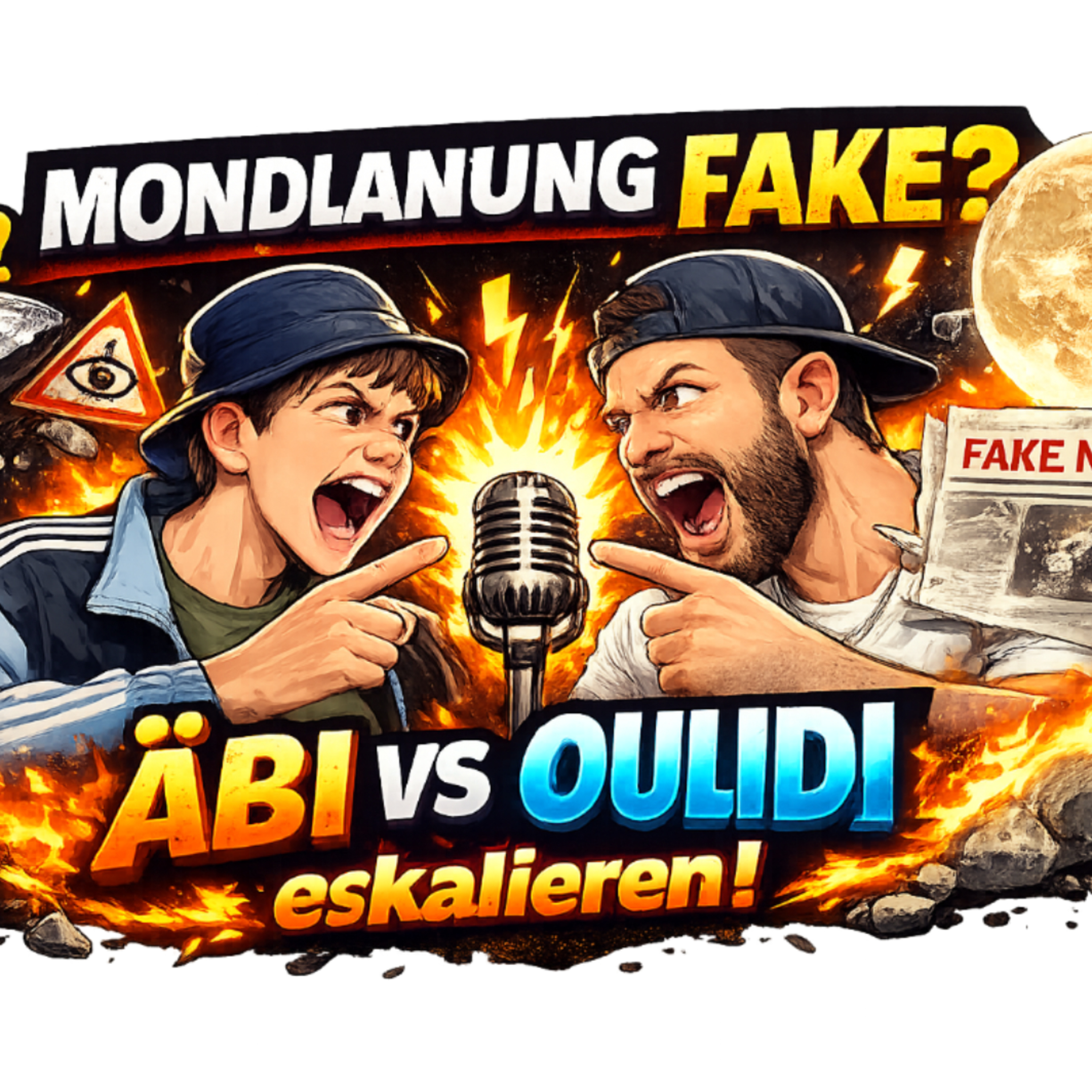 #1 Mondlandung fake? Äbi vs Oulidi eskalieren! 🌕 episode artwork