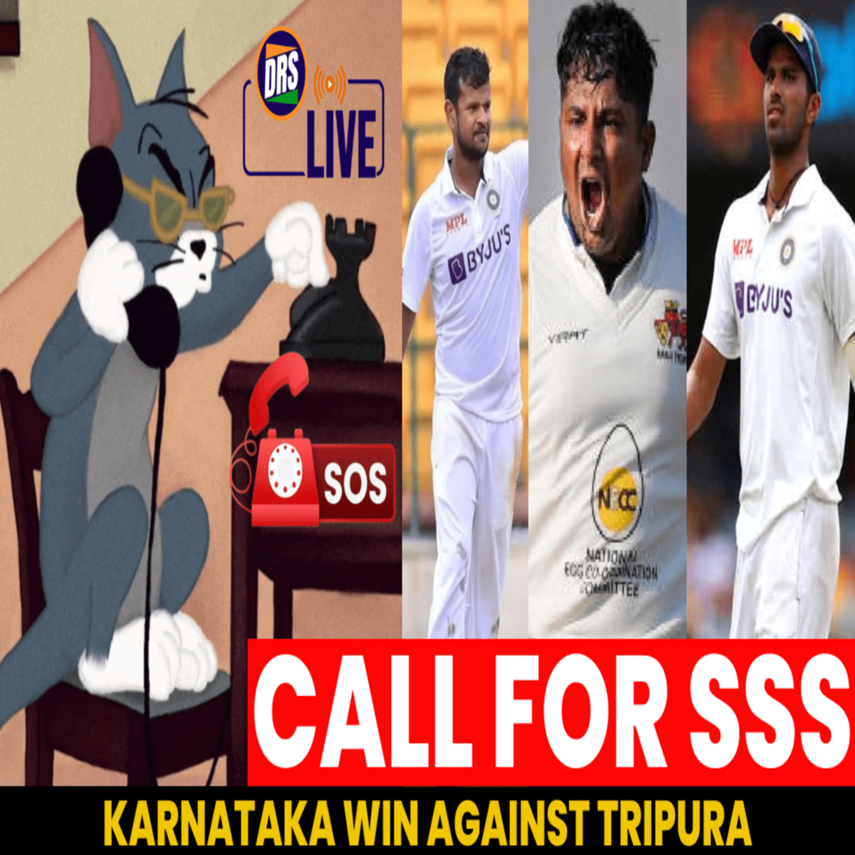 SOS CALL FOR SSS! | Karnataka win against Tripura | KL & Jadeja Injured | DRS | Episode 39