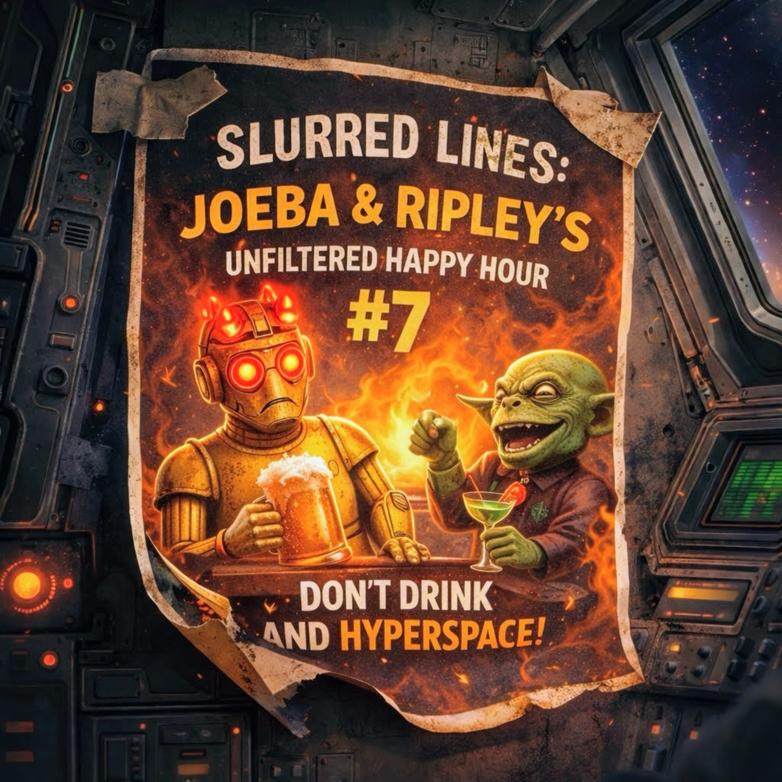 Slurred Lines: Joeba & Ripley's Unfiltered Happy Hour #7 episode artwork