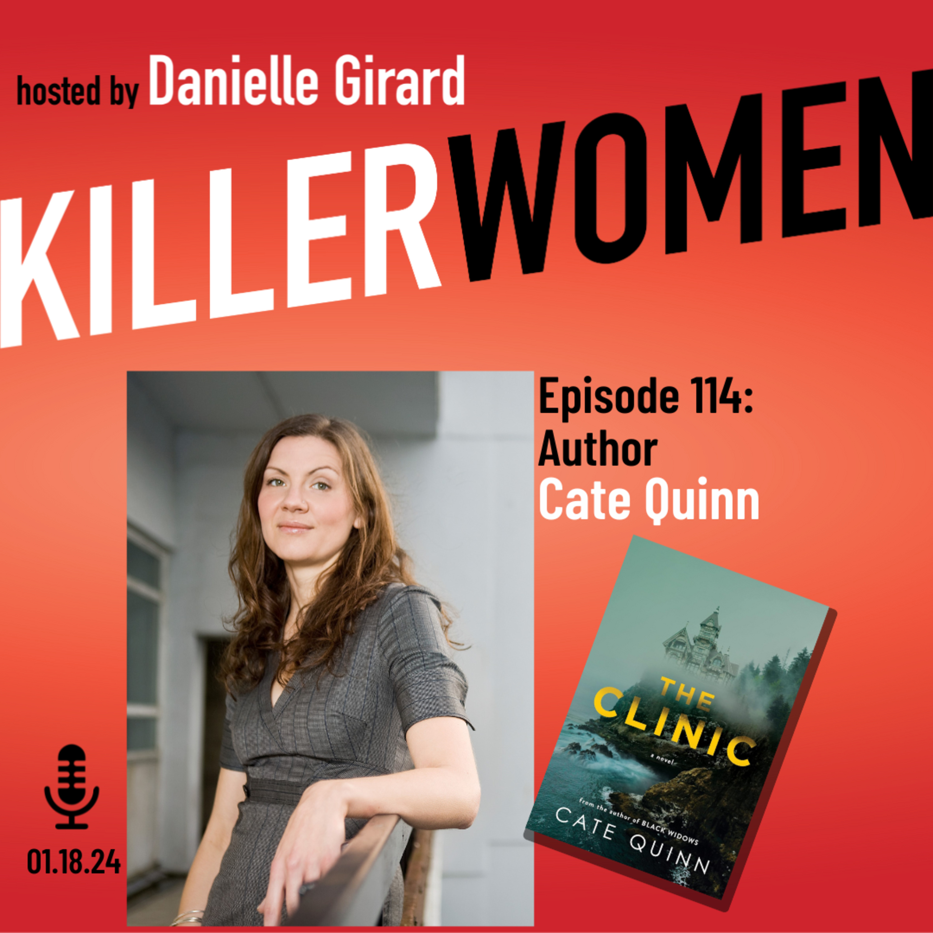 THE CLINIC: Cate Quinn talks writing sober and her new thriller set in a rehab facility episode artwork