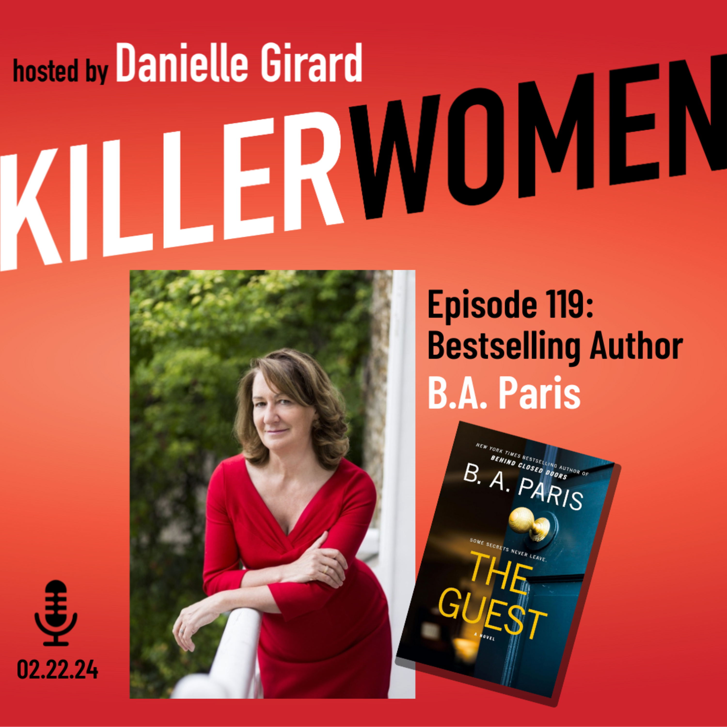 Bestselling author B.A. Paris talks about her new psychological thriller THE GUEST episode artwork