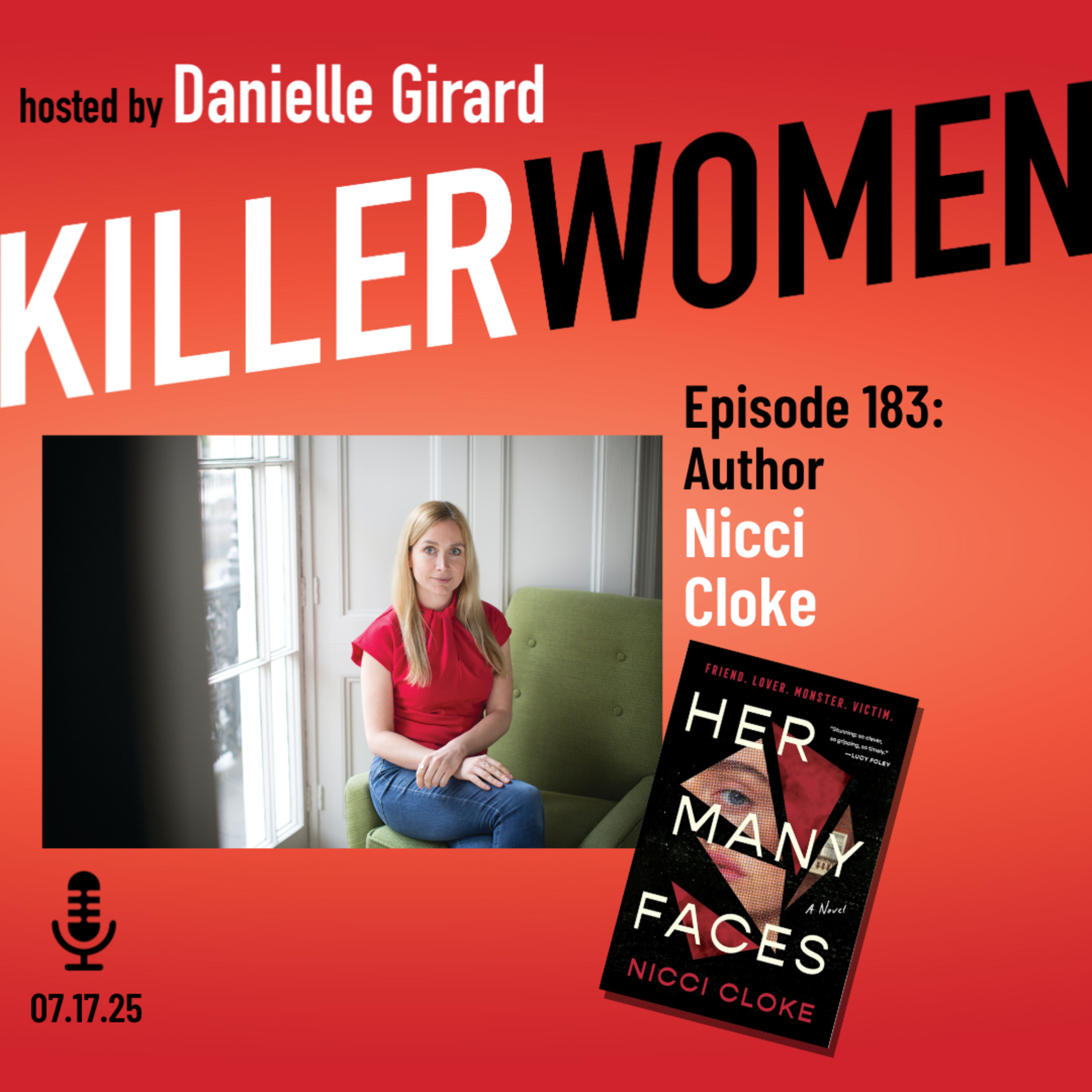 Nicci Cloke on Identity, Imposter Syndrome & the Twelve Novels Left Behind in Creating HER MANY FACES episode artwork