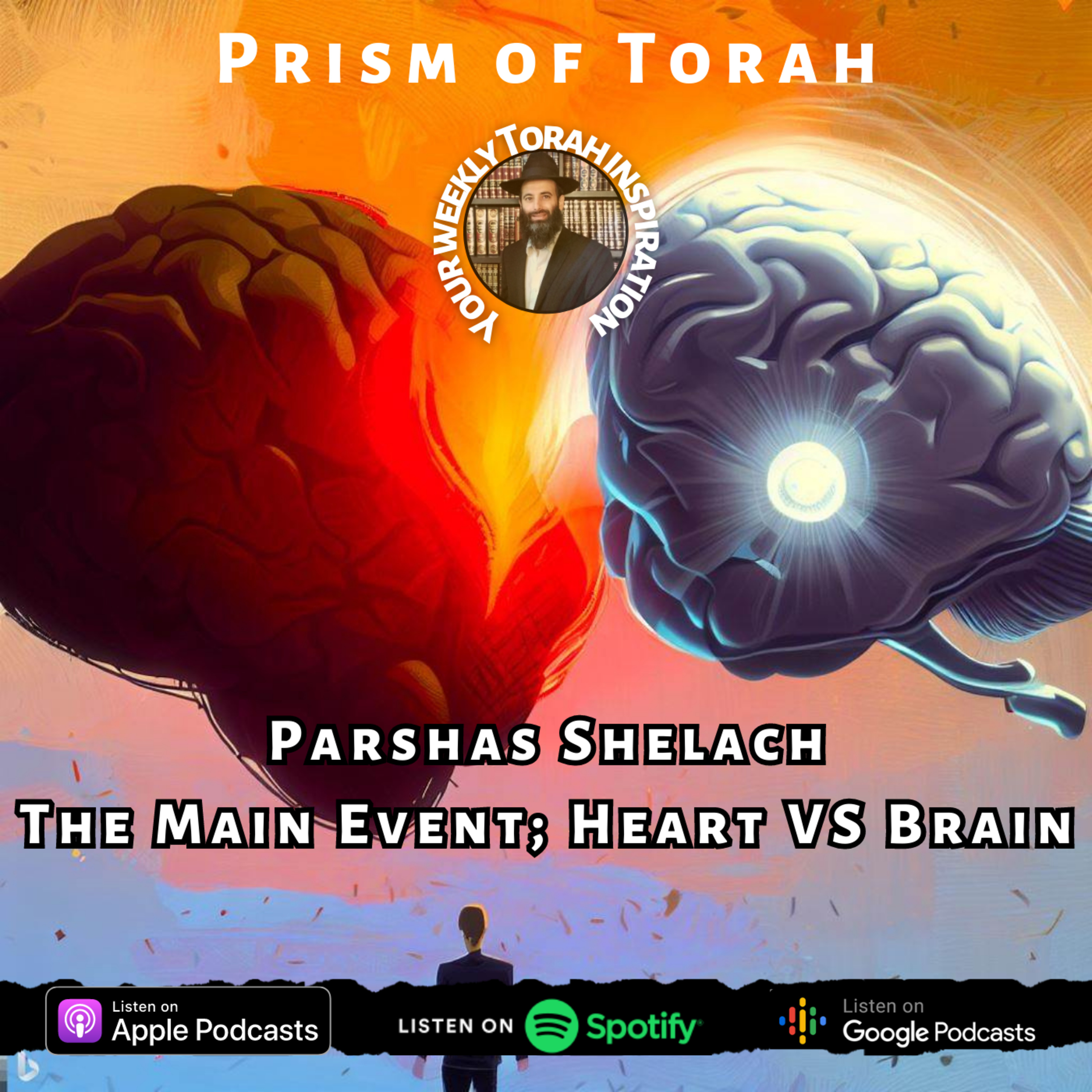 55 Parshas Shelach: The Main Event; Heart VS Brain episode artwork