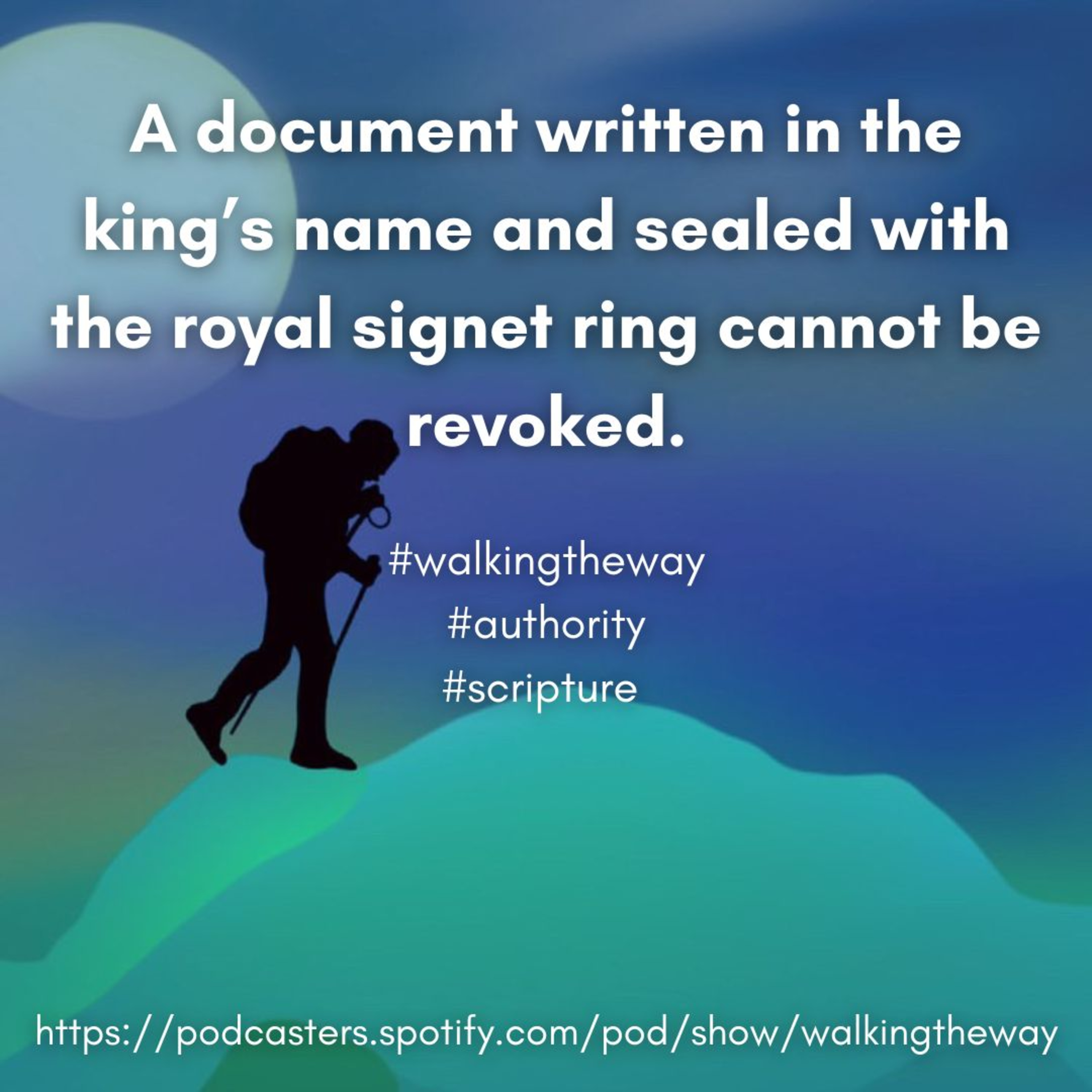 Walking the Way 27th November 2024 - Authority episode artwork