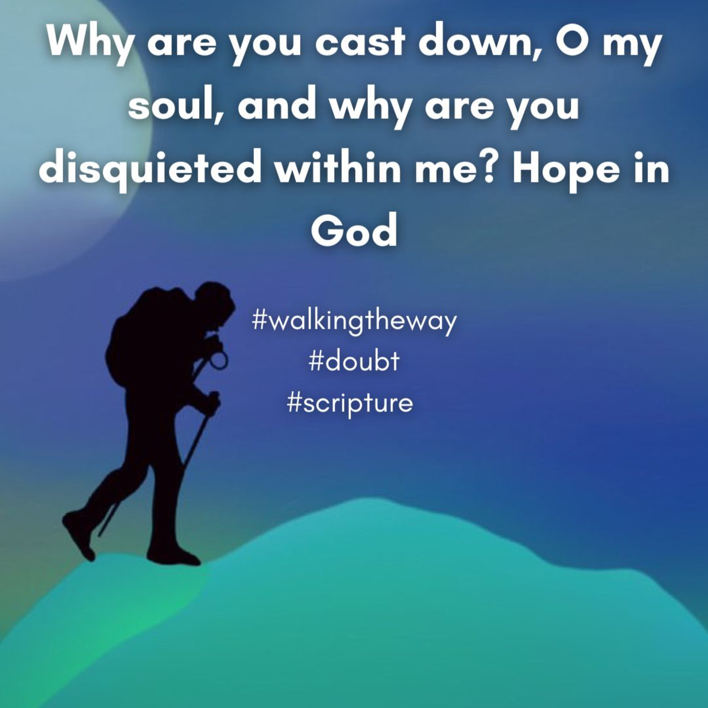 Walking the Way 2nd April 2025 - Living with doubt episode artwork