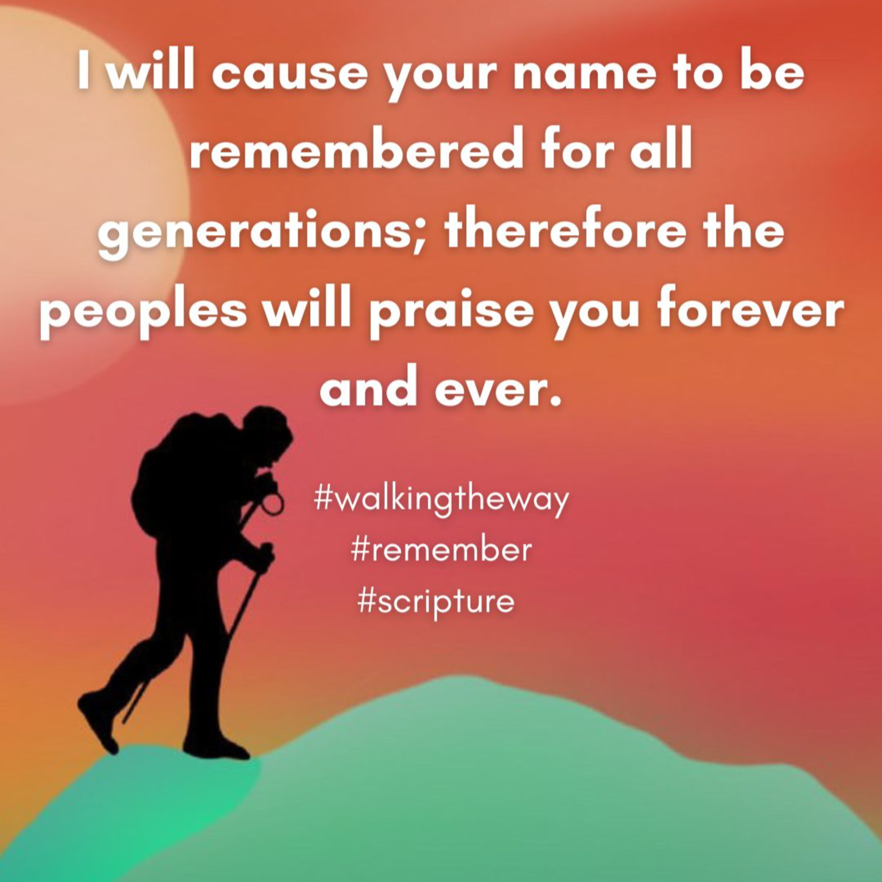Walking the Way 7th April 2025 - Who do we remember? episode artwork