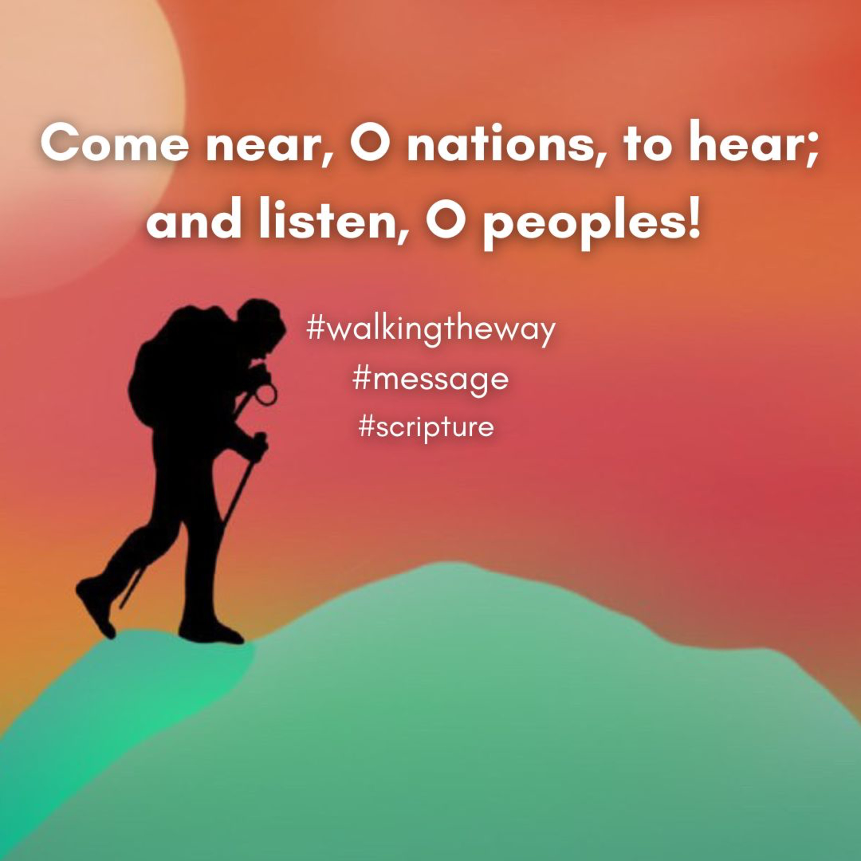 Walking the Way 26th January 2026 - What message? episode artwork
