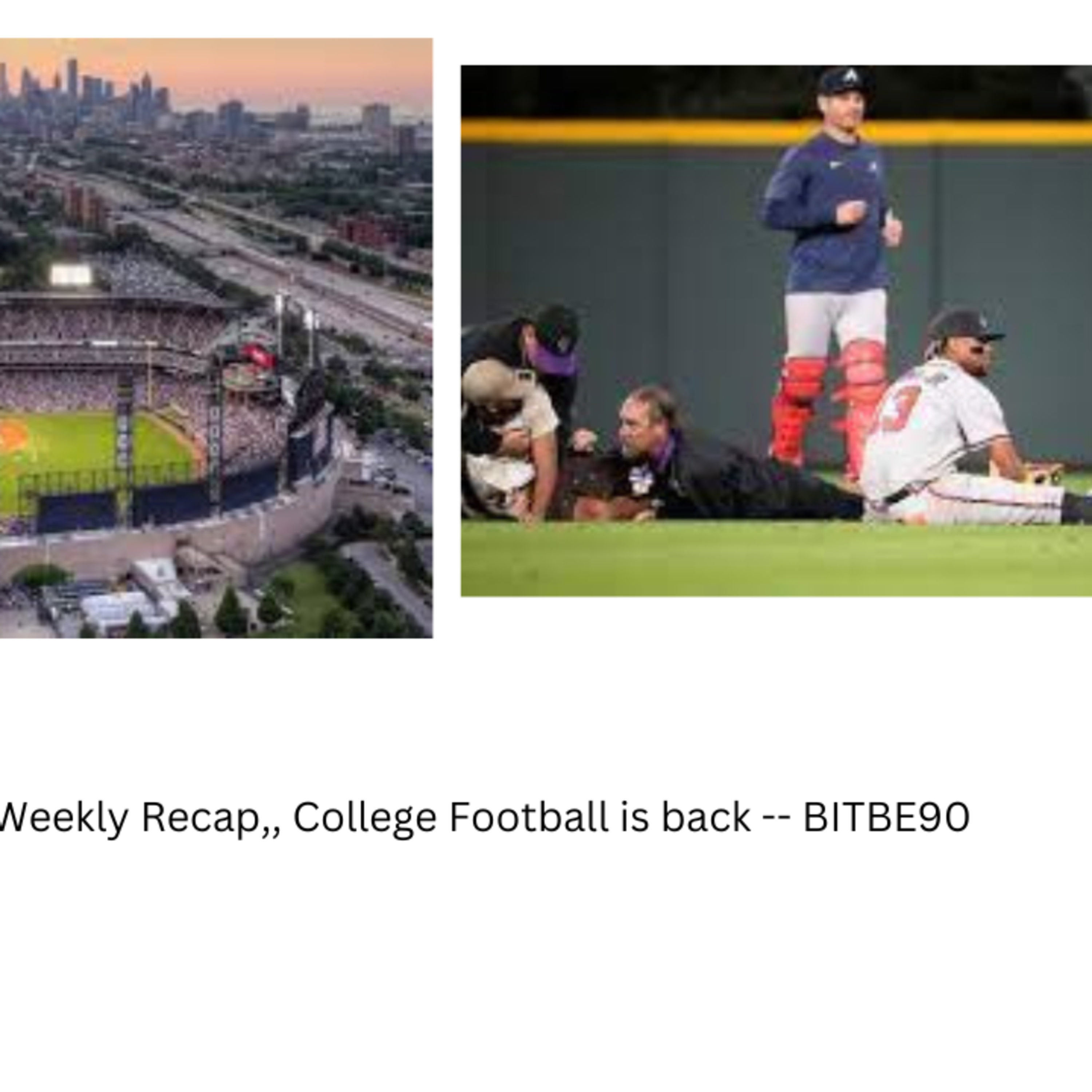 MLB Weekly Recap, College Football is Back episode artwork