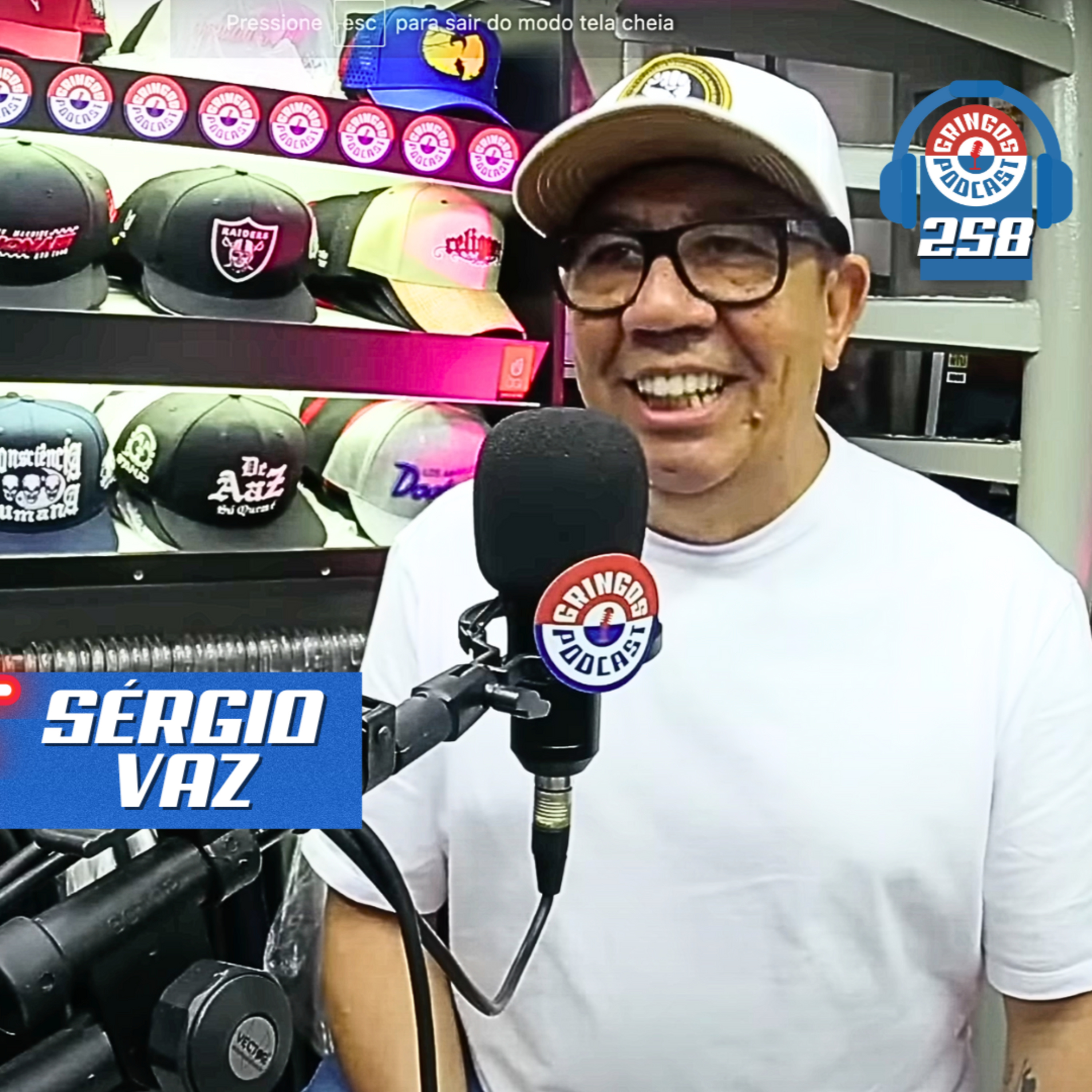 SÉRGIO VAZ - Gringos Podcast #258 episode artwork