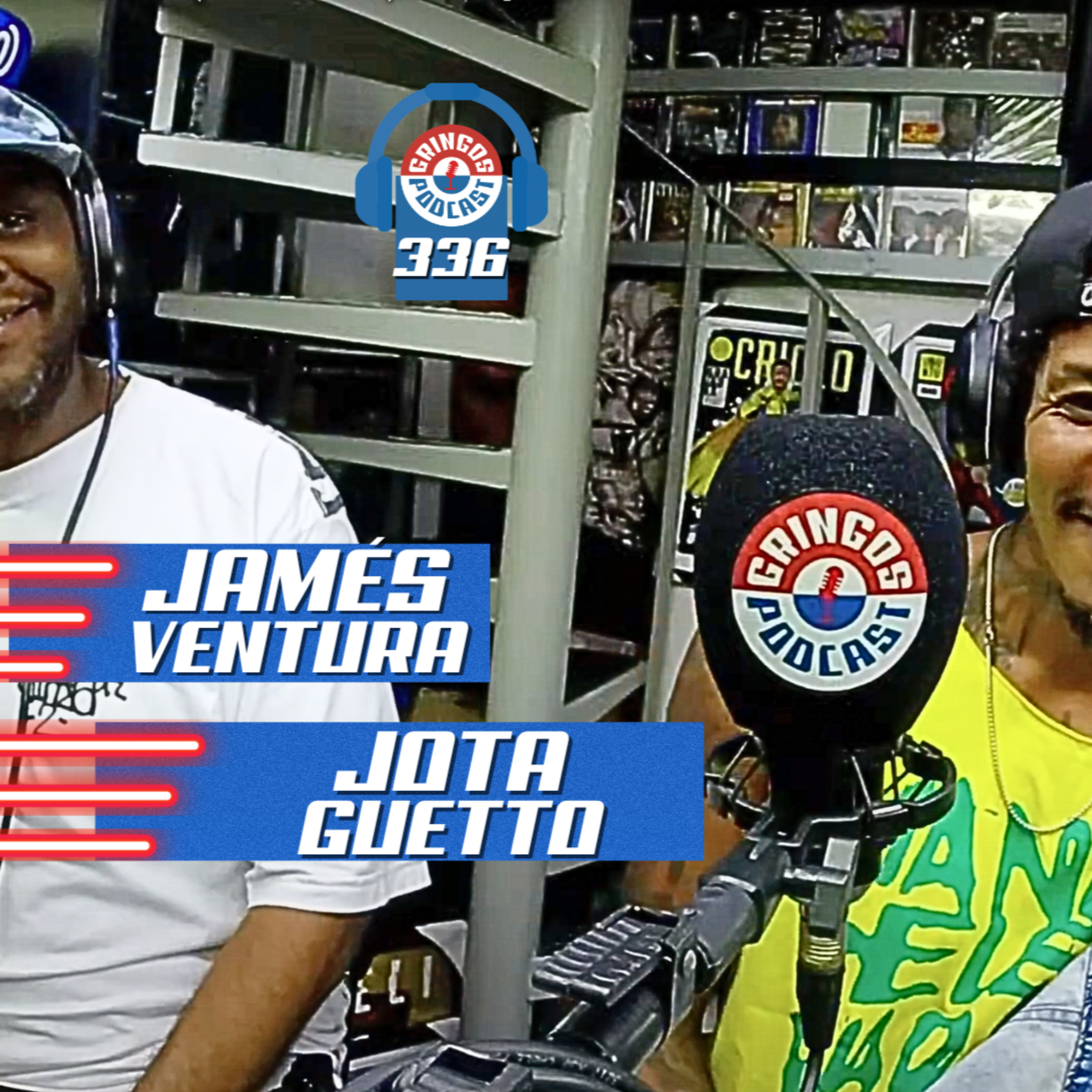 JOTA GUETTO e JAMÉS VENTURA (ASFÁLTICO) - Gringos Podcast #336 episode artwork