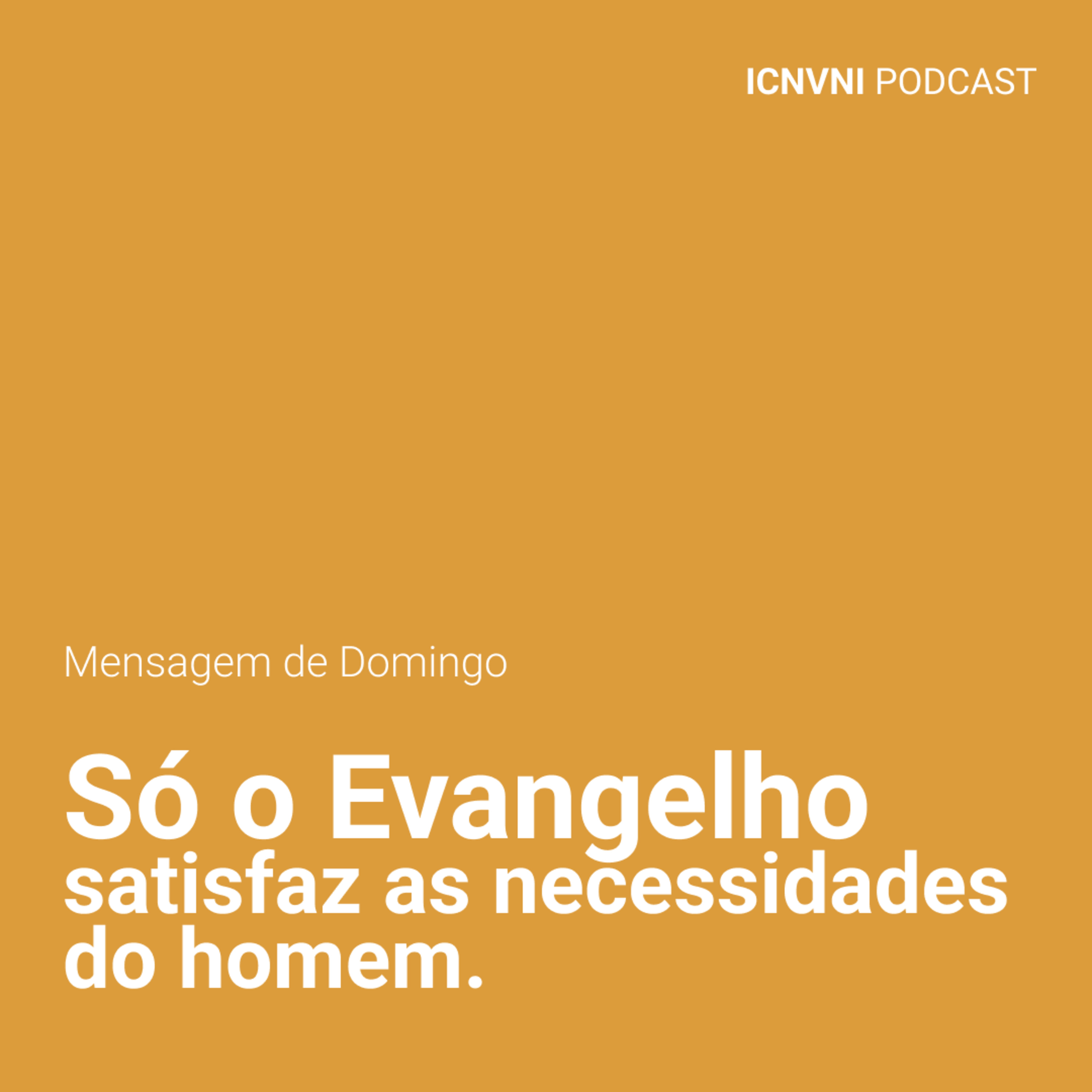 Só o Evangelho satisfaz as necessidades do homem - Pr. Otávio Cruz episode artwork