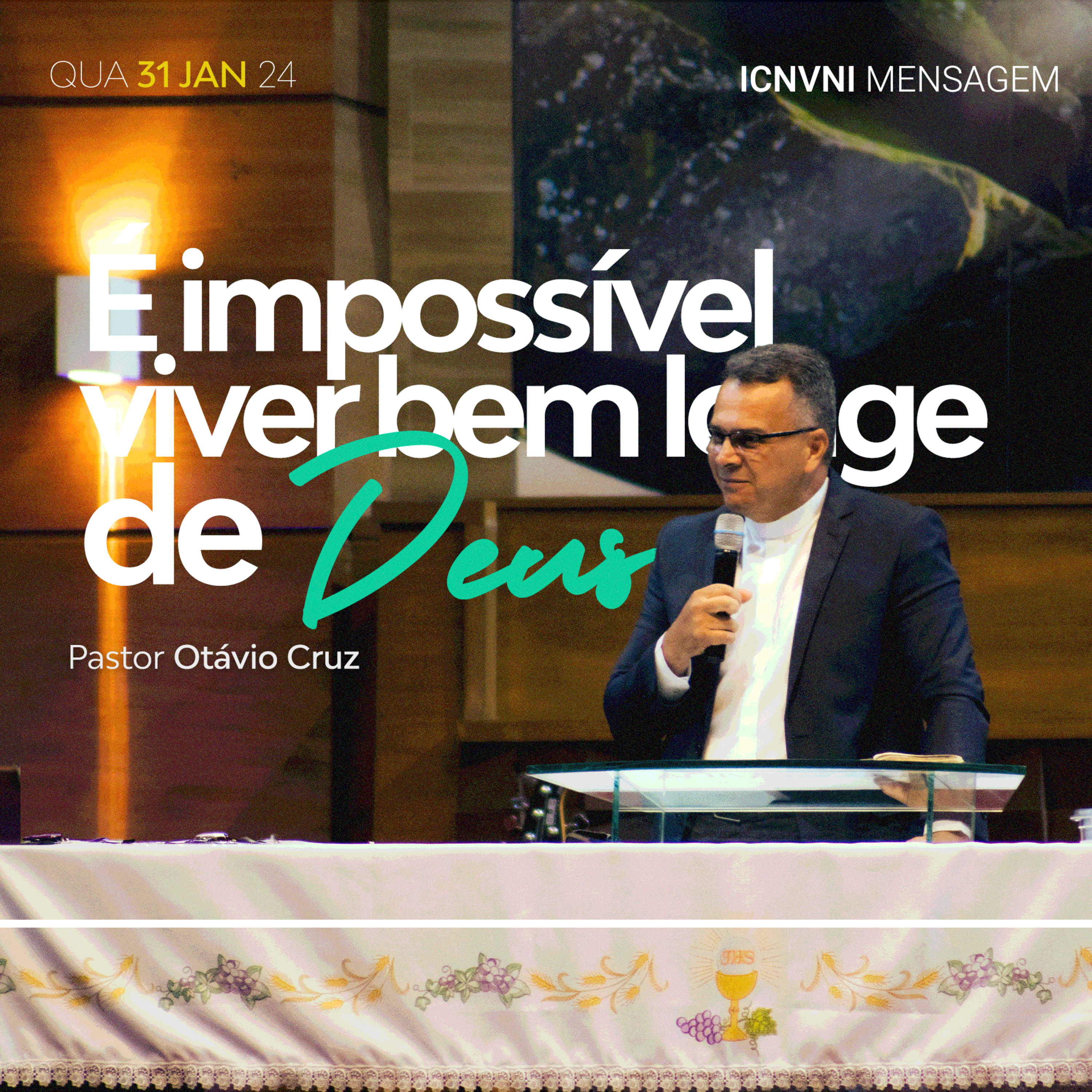 É impossível viver bem longe de Deus - Pr. Otávio Cruz episode artwork