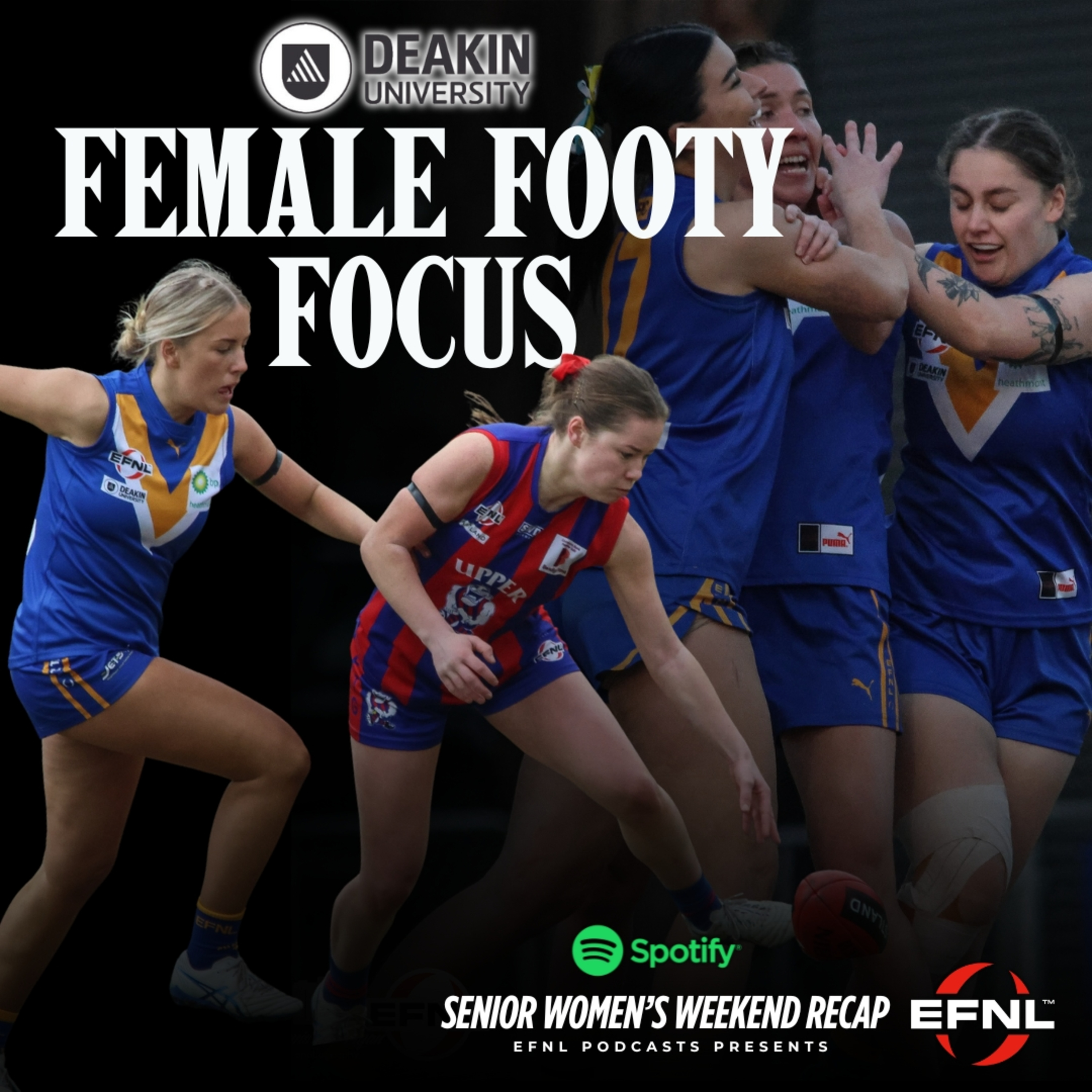 Deakin University Female Footy Focus episode artwork