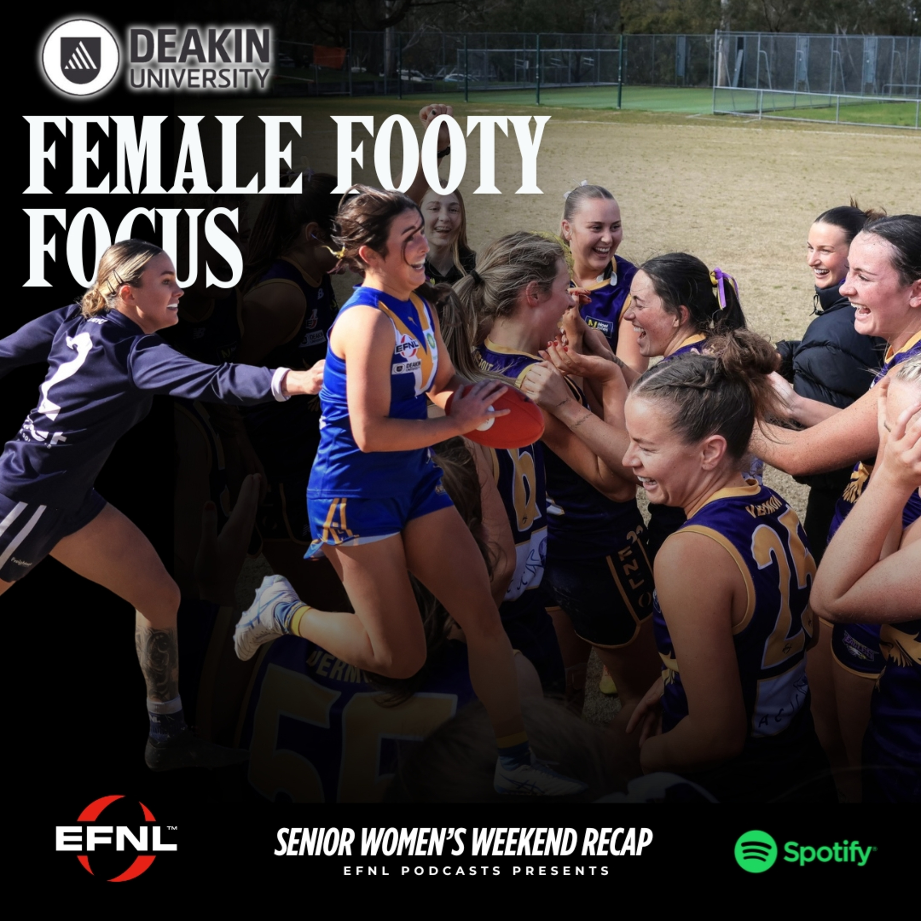 Deakin University Female Footy Focus episode artwork