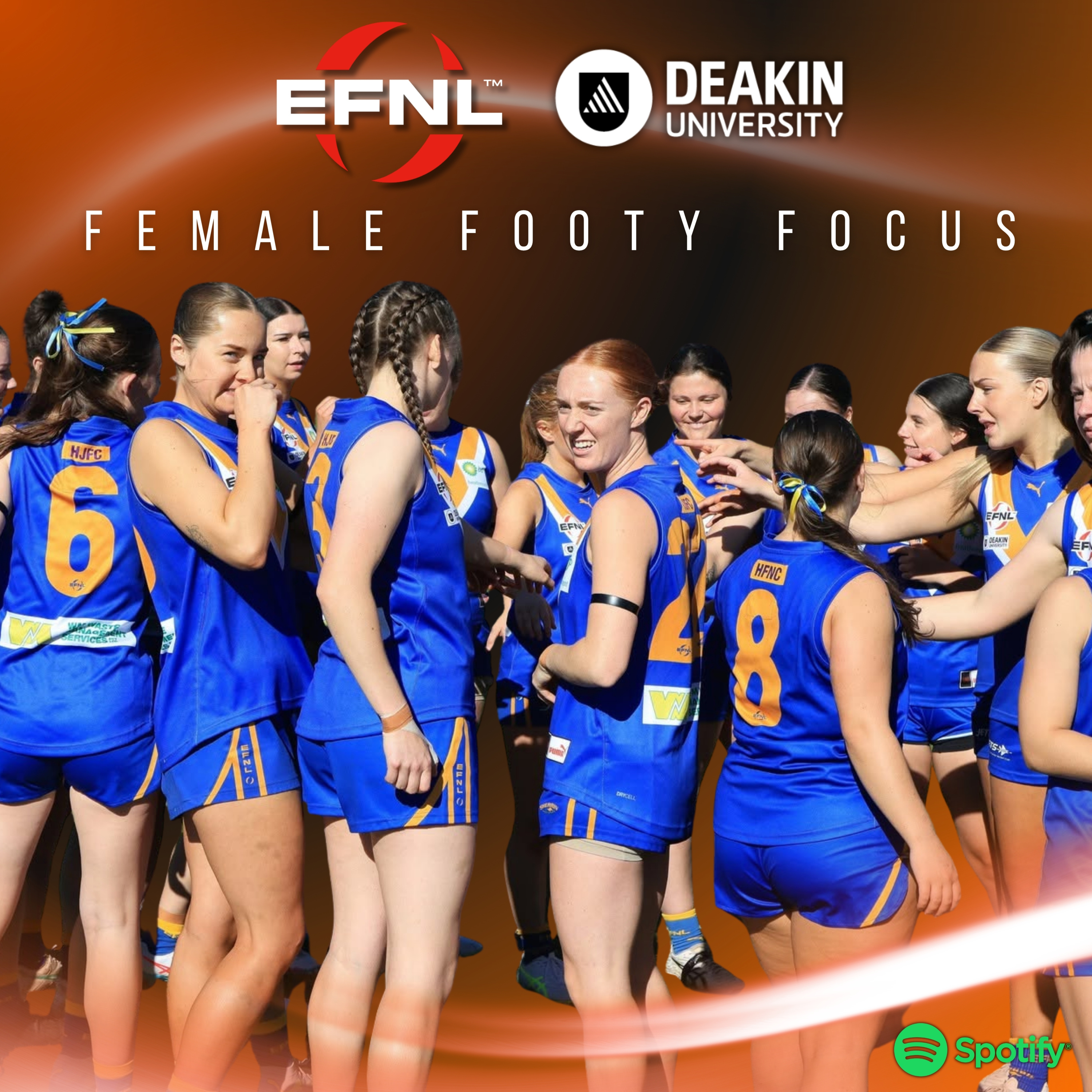 Deakin University Female Footy Focus | Adam Sullivan joins the podcast after a big weekend for the Jets episode artwork