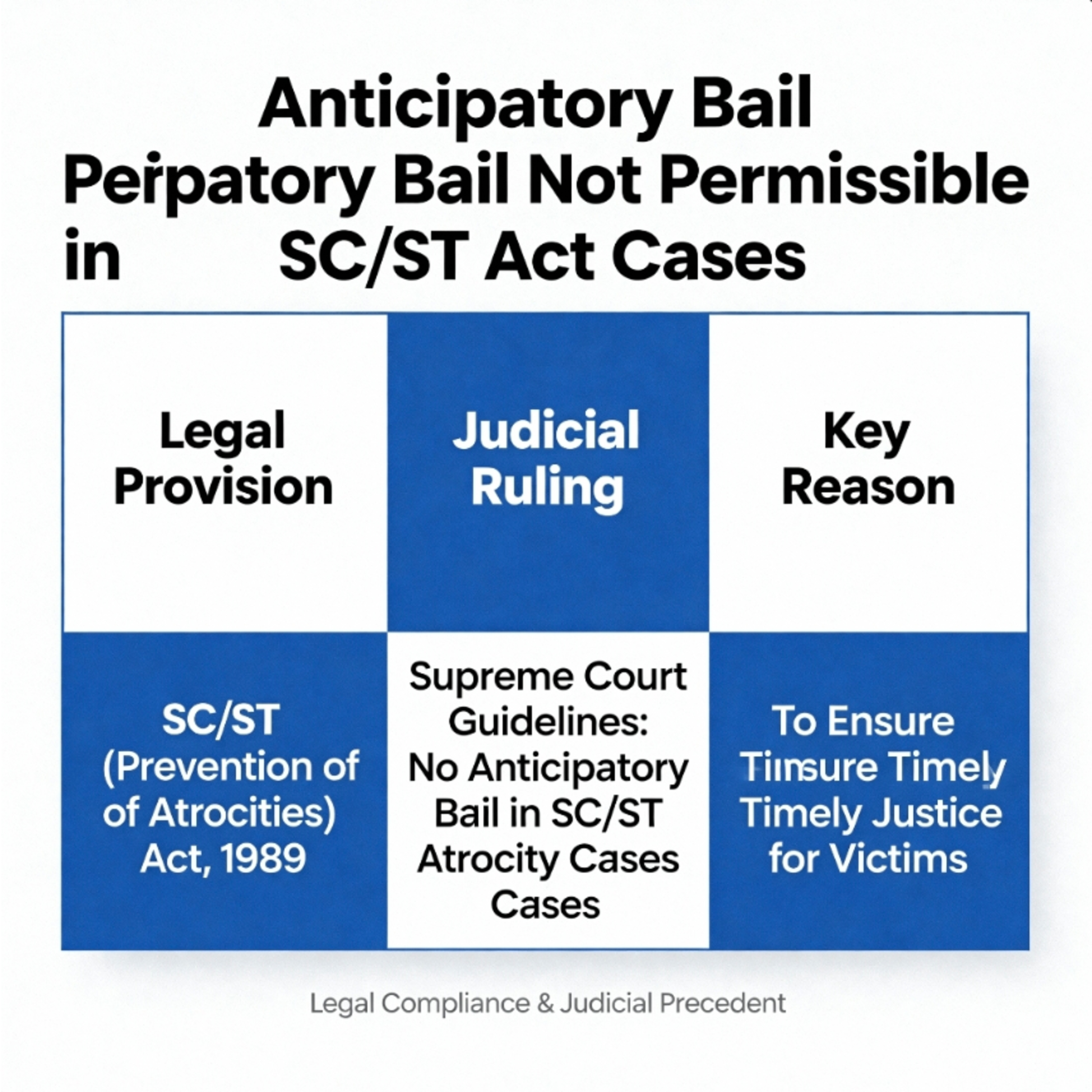 Anticipatory bail is not permishable in SC/ ST act cases episode artwork