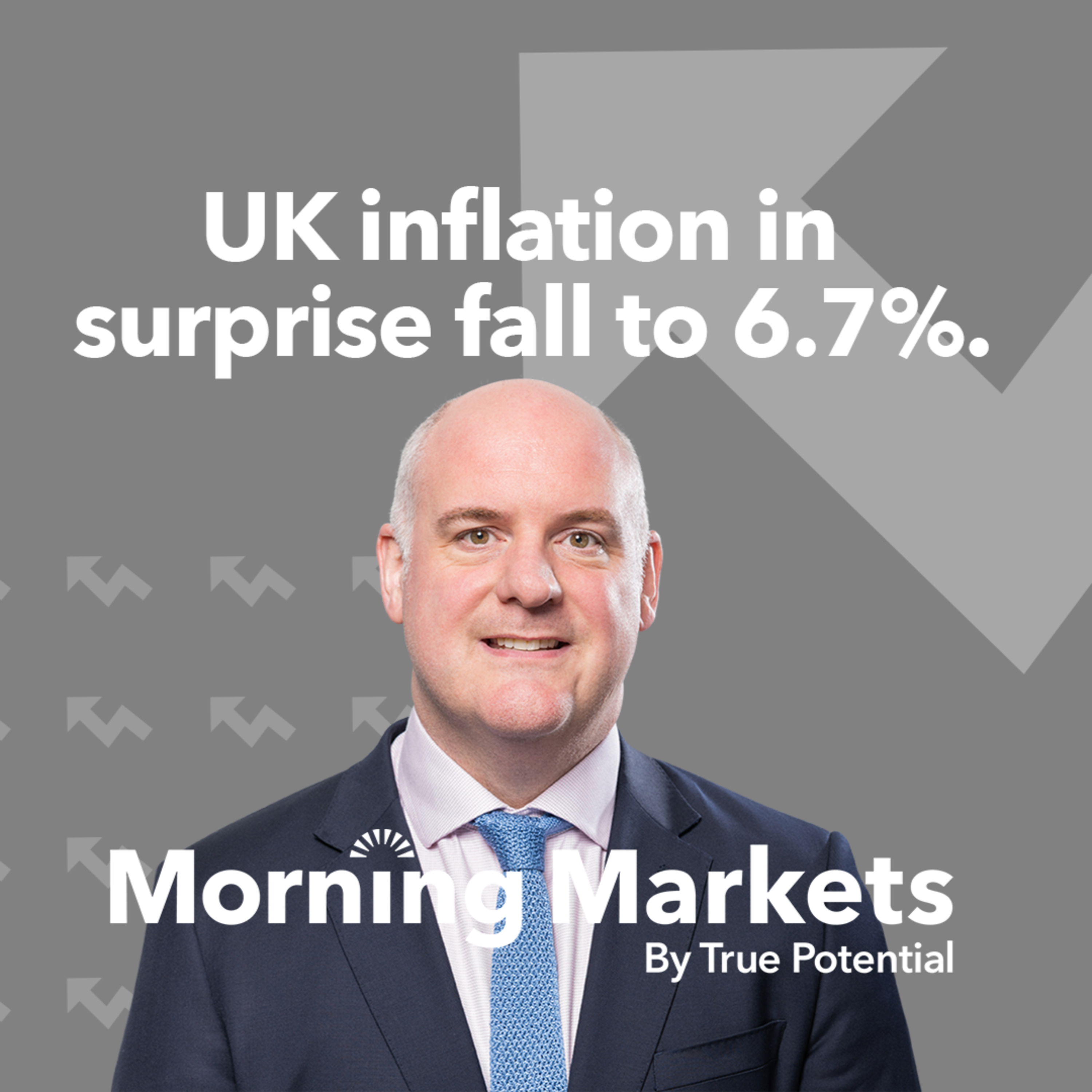 UK inflation in surprise fall to 6.7% | Morning Markets episode artwork