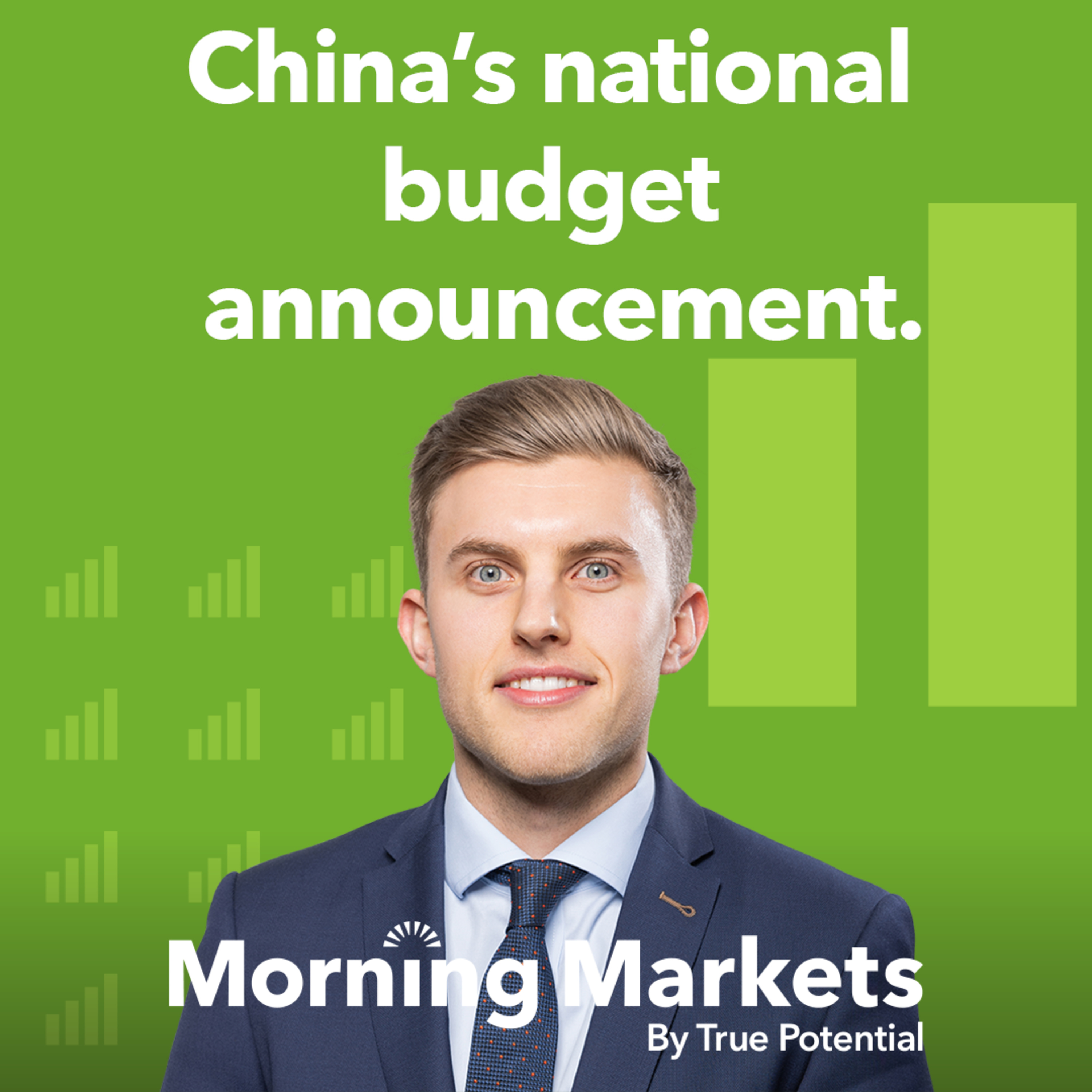 China sets ambitious annual growth target of 5% | Morning Markets episode artwork