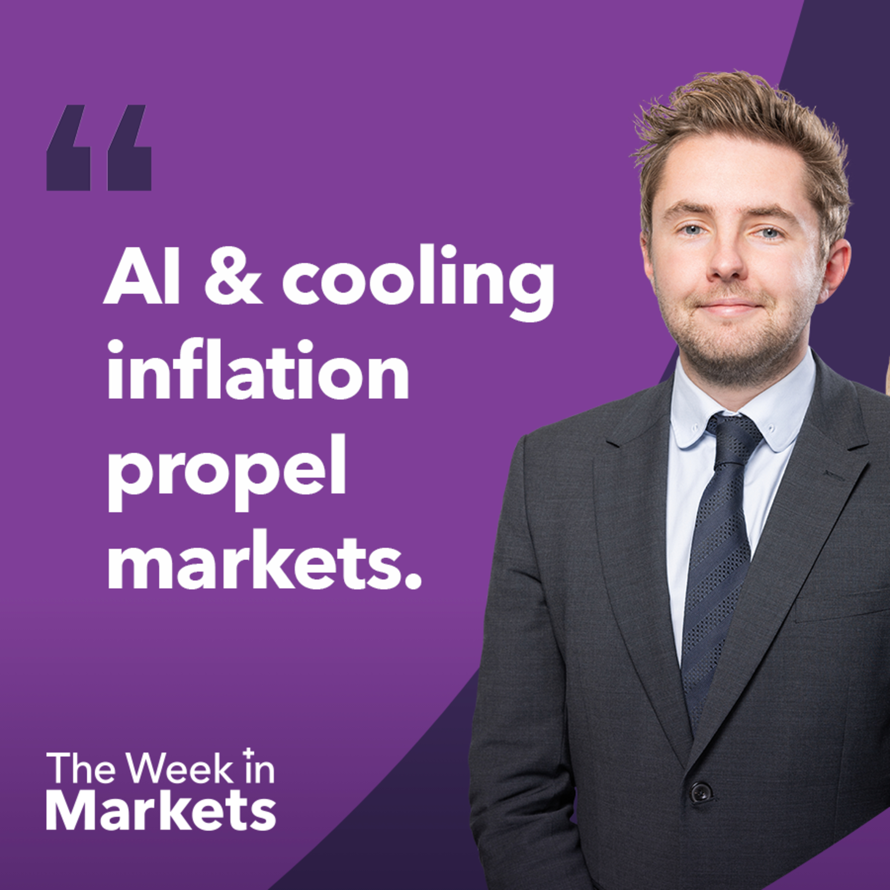 Why AI and moderating inflation is boosting equity returns? | The Week in Markets  episode artwork
