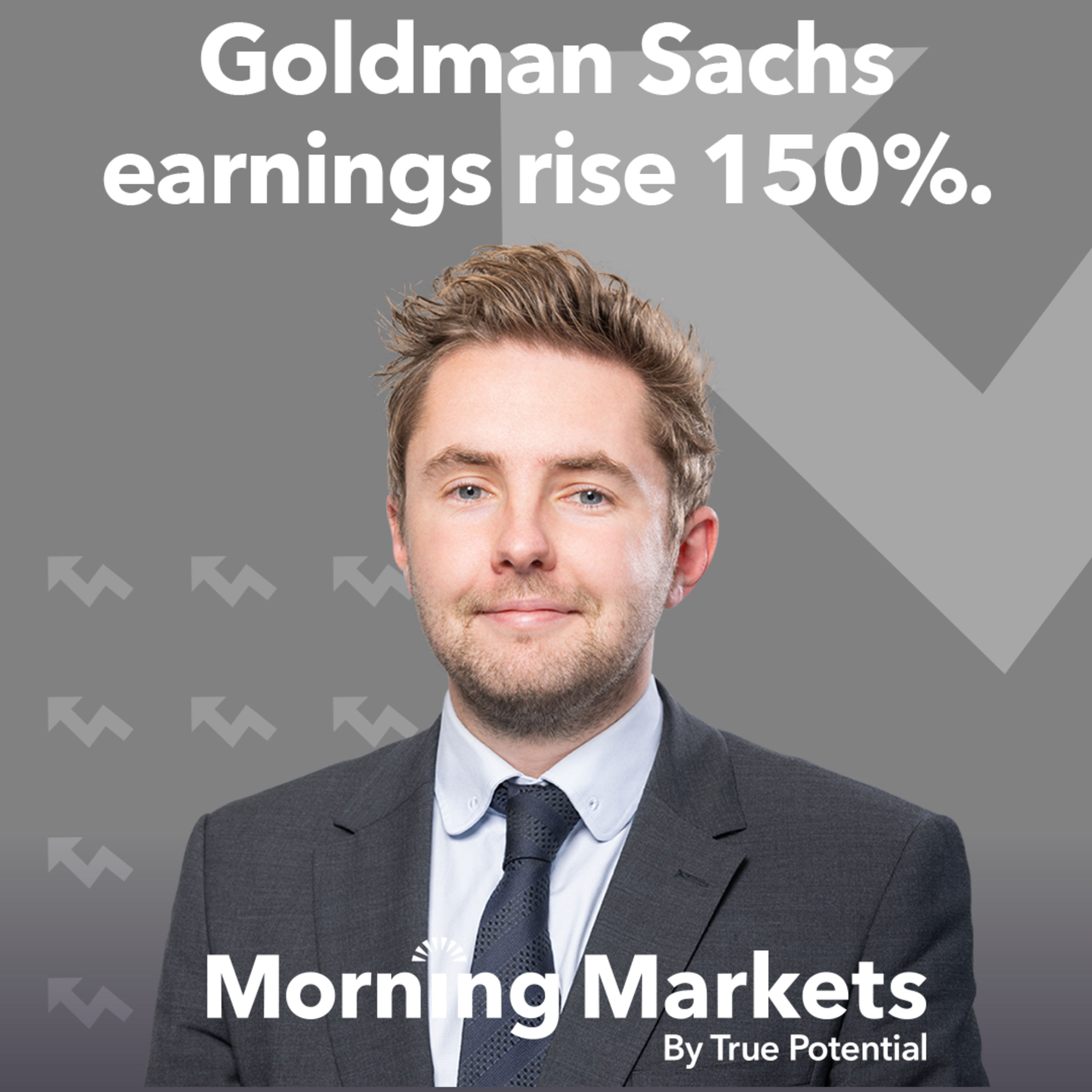 Financial sector heavyweights, BlackRock & Goldman Sachs, exceed expectations. | Morning Markets episode artwork