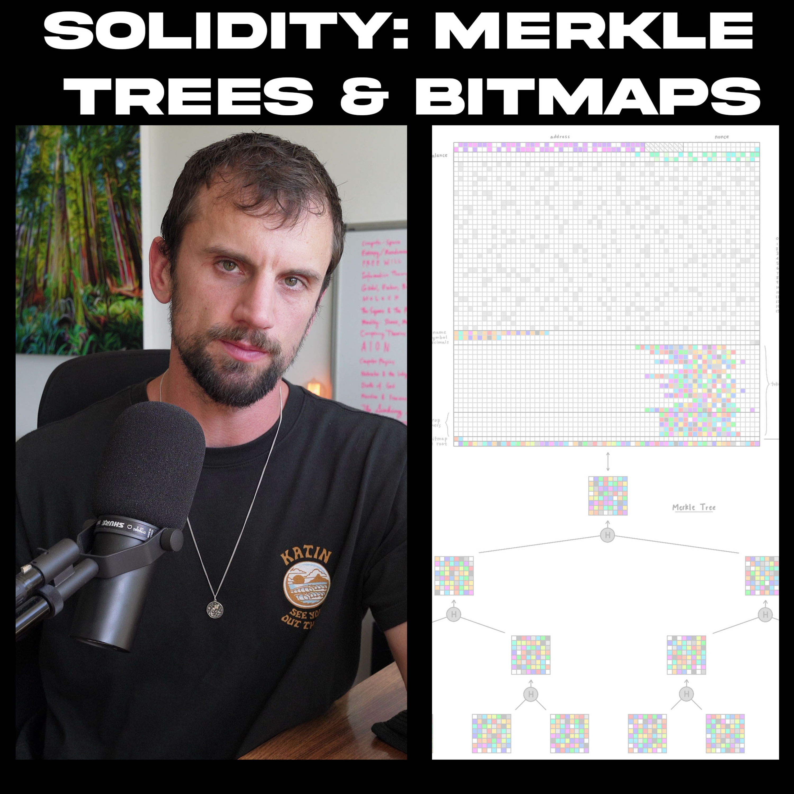 Solidity: Merkle Trees, BitMaps & Coding an Airdrop episode artwork