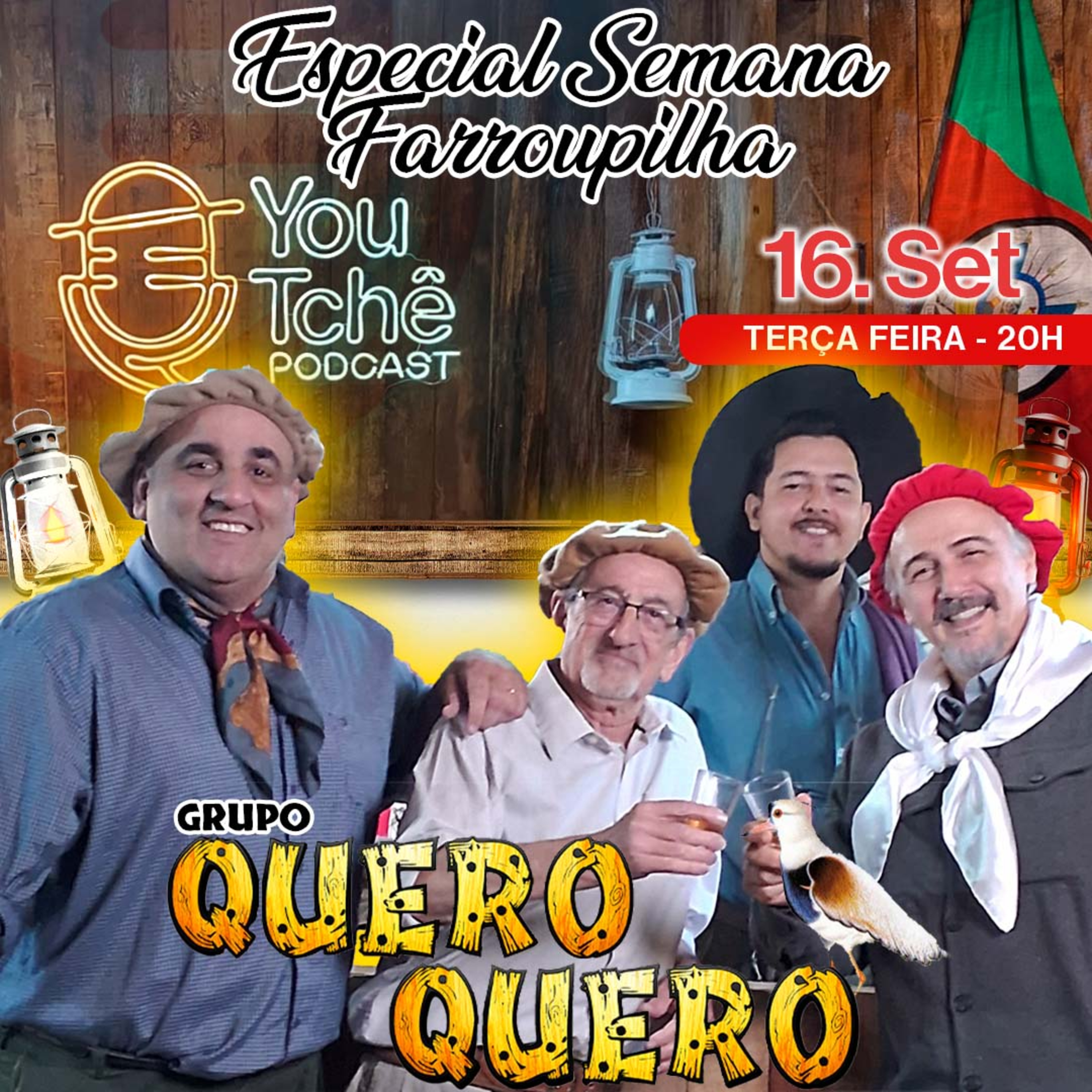 GRUPO QUERO QUERO (Especial Semana Farroupilha) - YouTchê PodCast #343 episode artwork